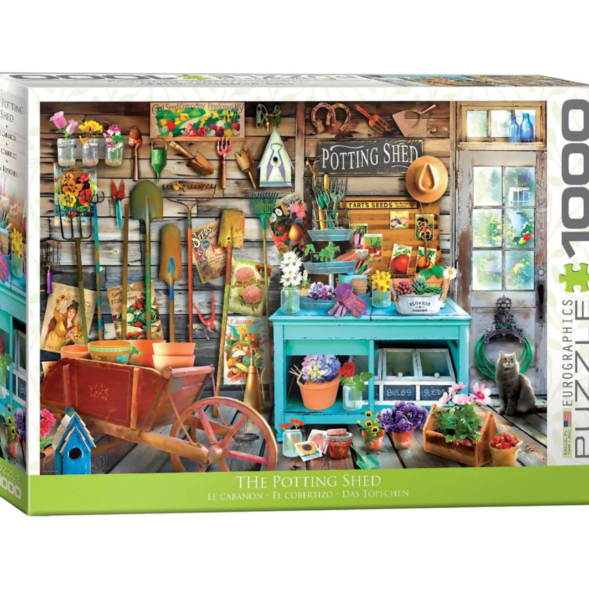 Eurographics The Potting Shed Spring Garden Puzzle - 1000 pc