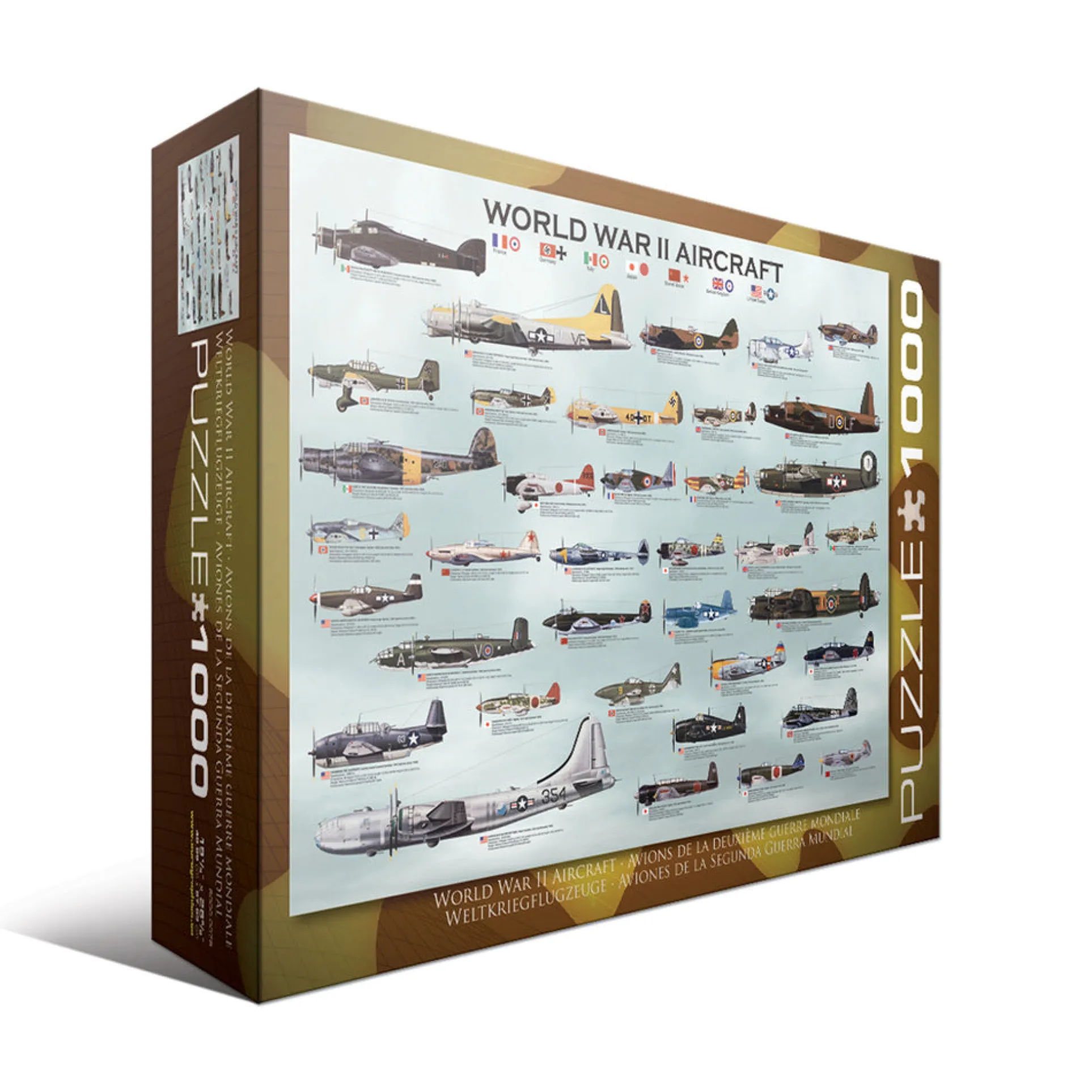 Eurographics WWII Aircraft Jigsaw Puzzle - 1000 pc