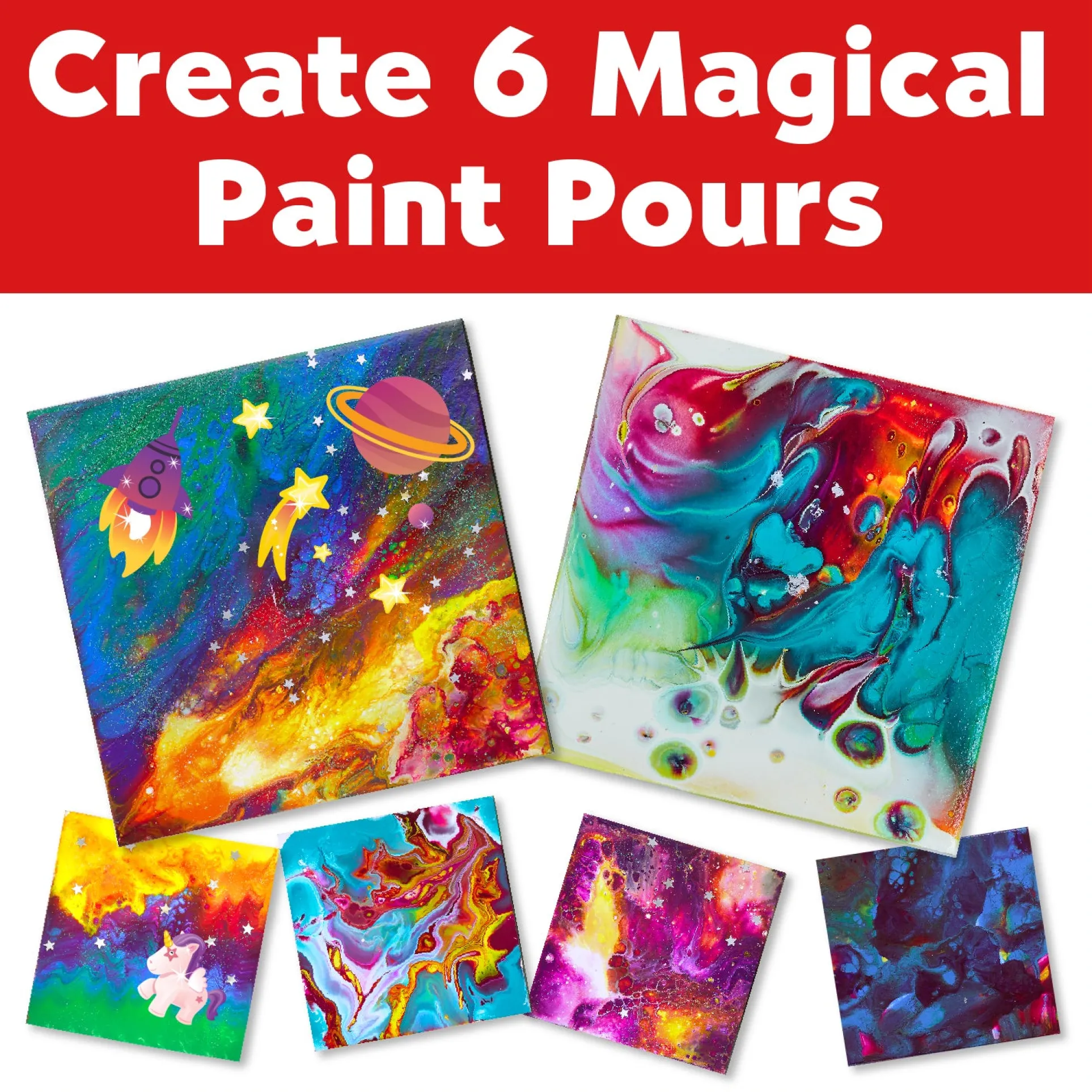 Faber-Castell Do Art Paint Pour Studio - Color Splash Kit