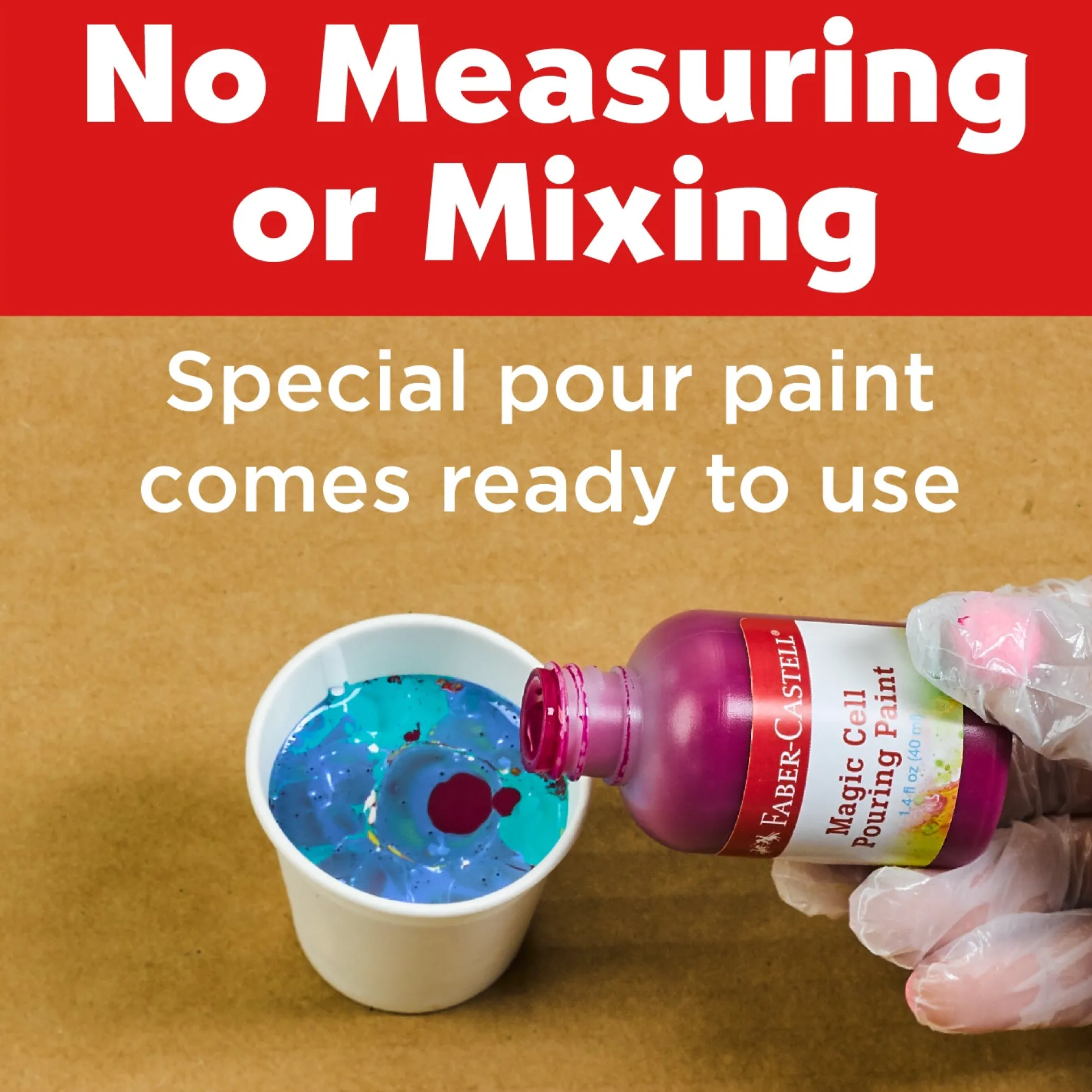 Faber-Castell Do Art Paint Pour Studio - Color Splash Kit