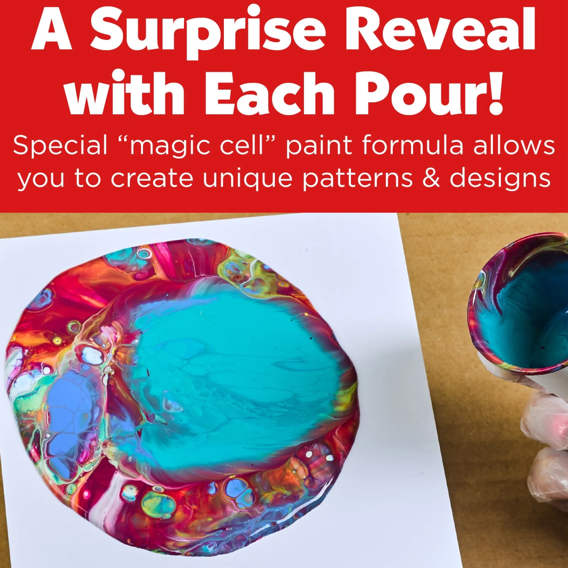 Faber-Castell Do Art Paint Pour Studio - Color Splash Kit