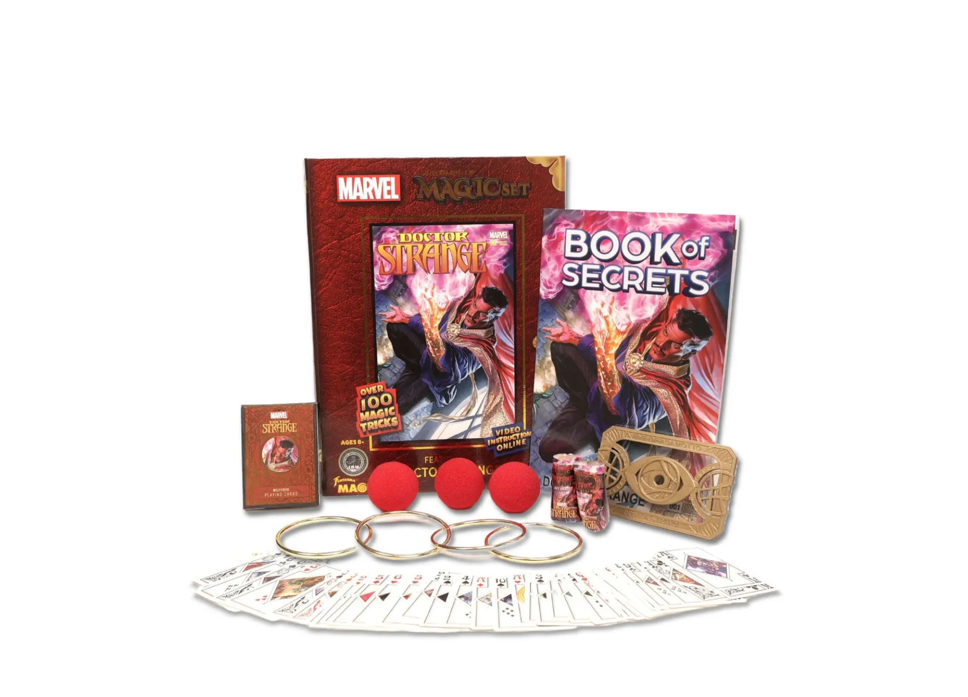 Fantasma Marvel Dr. Strange Magic Comic Book Set, Over 100 Magic Tricks