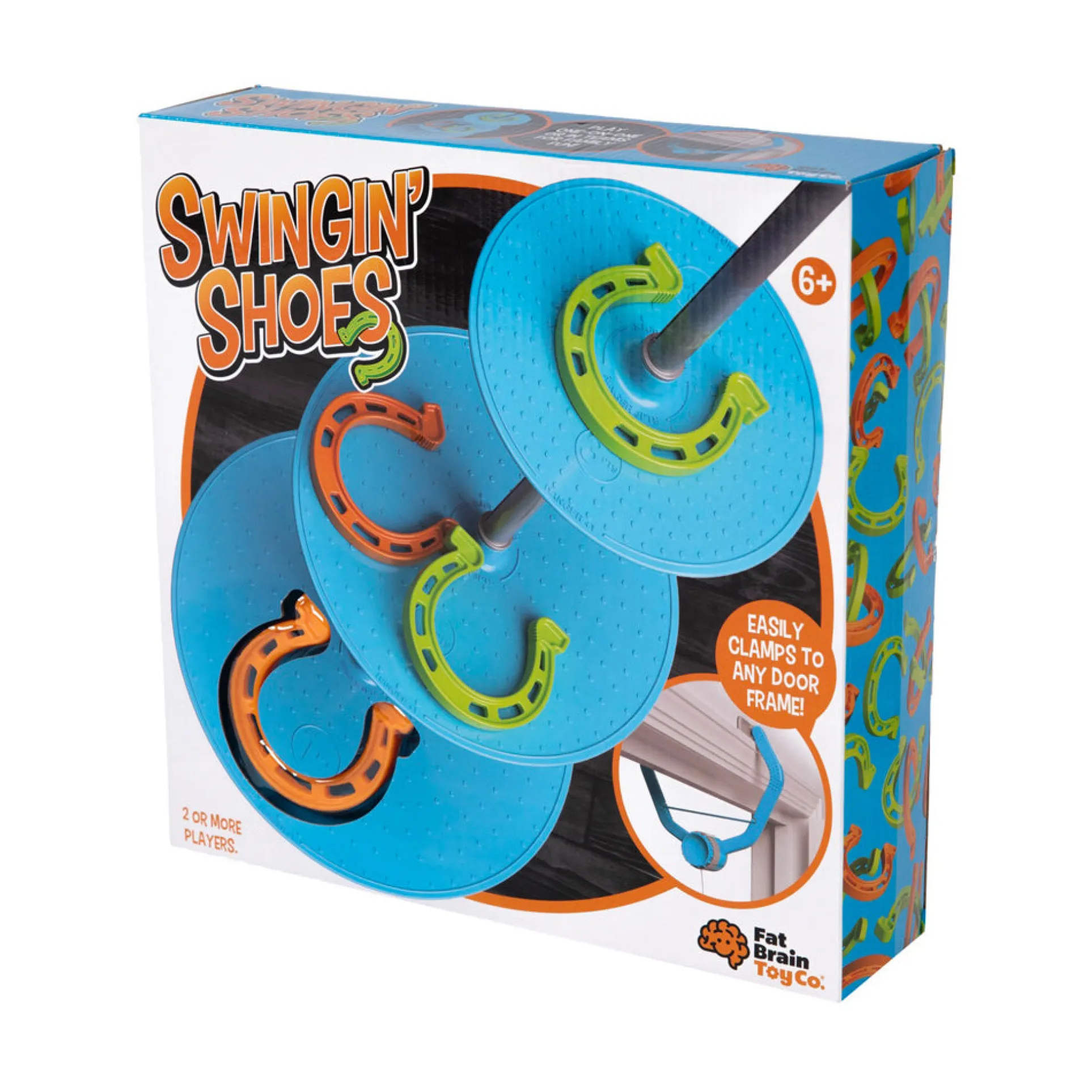 Fat Brain Toy Co. Swingin' Shoes Horseshoe Toss Game for Kids