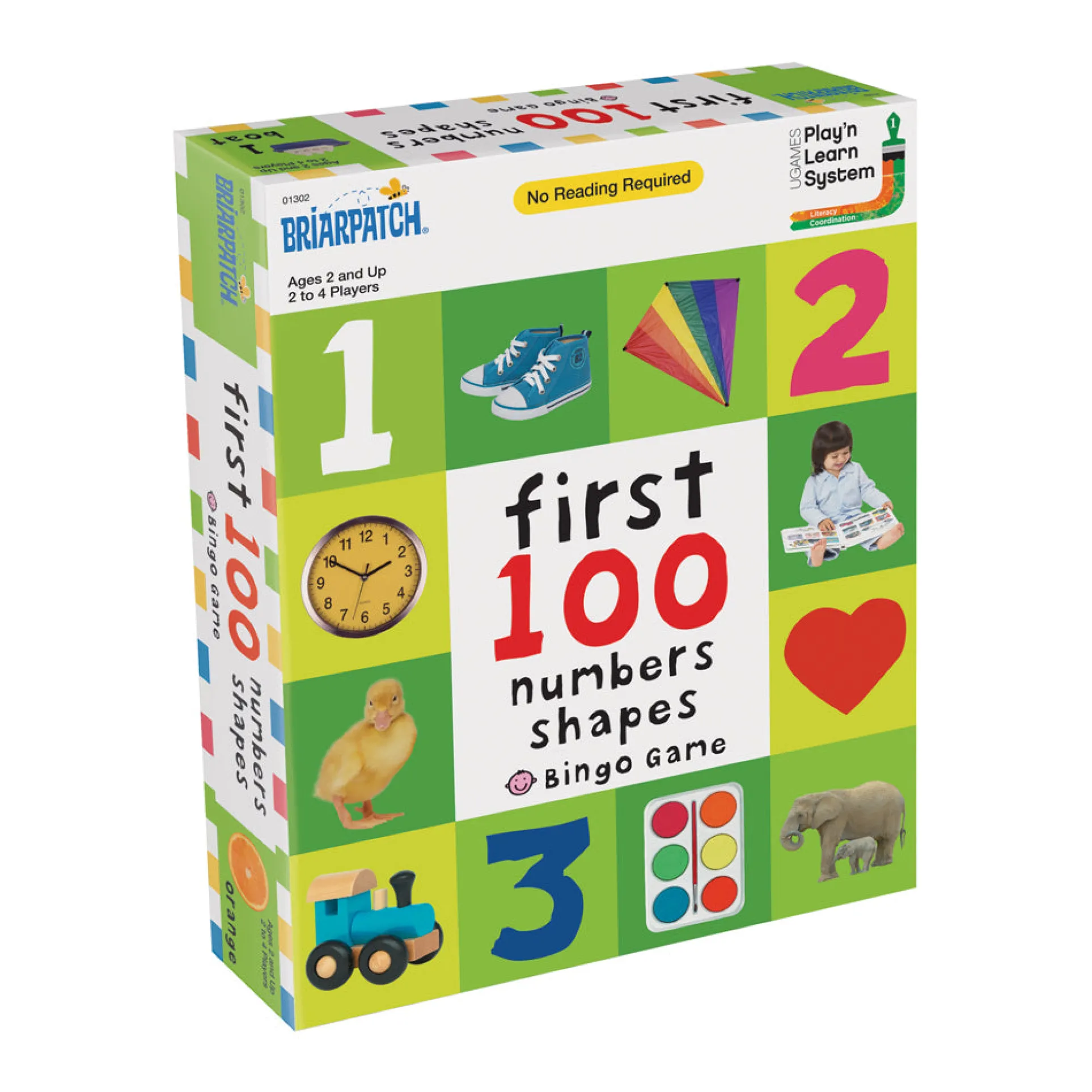First 100 Numbers Shapes Educational Bingo Game by Briarpatch