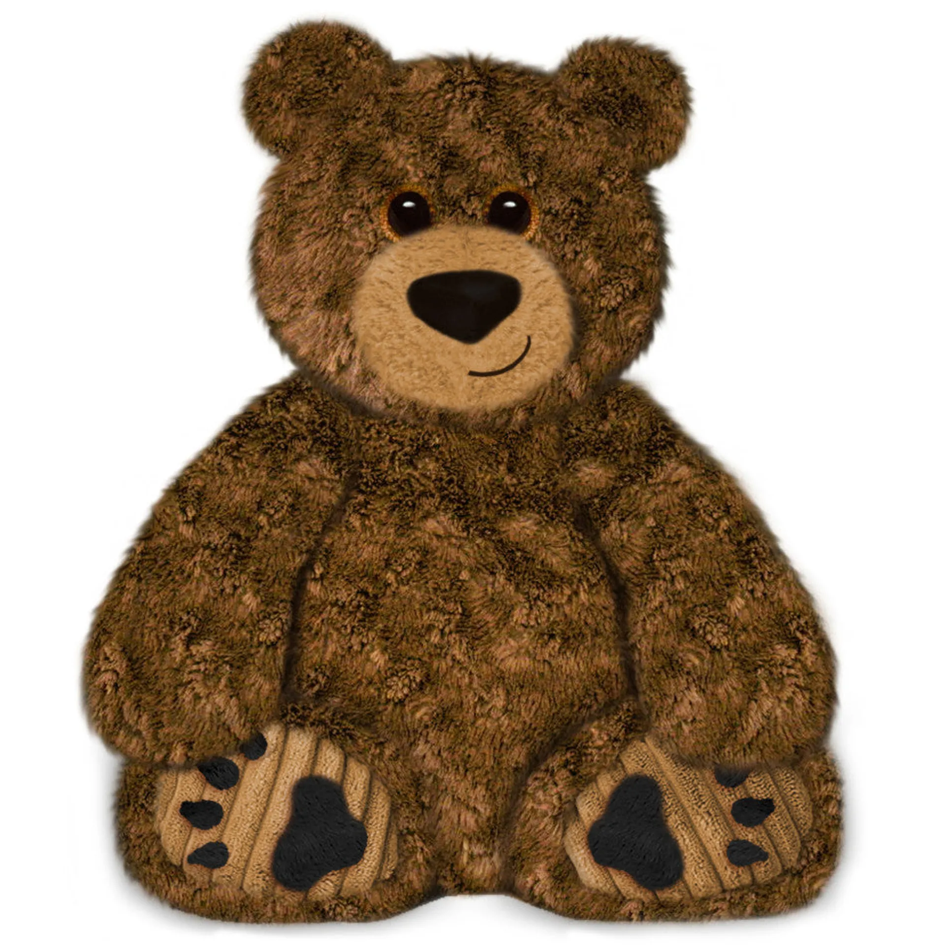 First and Main Bear Country Collection 10 Inch Grizzles Plush Bear - Dark Brown