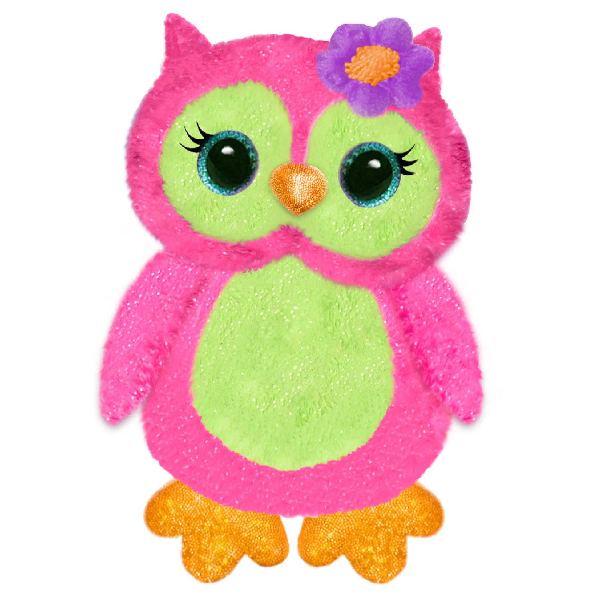 First and Main FantaZOO 10 Inch Plush Olivia Owl - Cuddly Stuffed Animal
