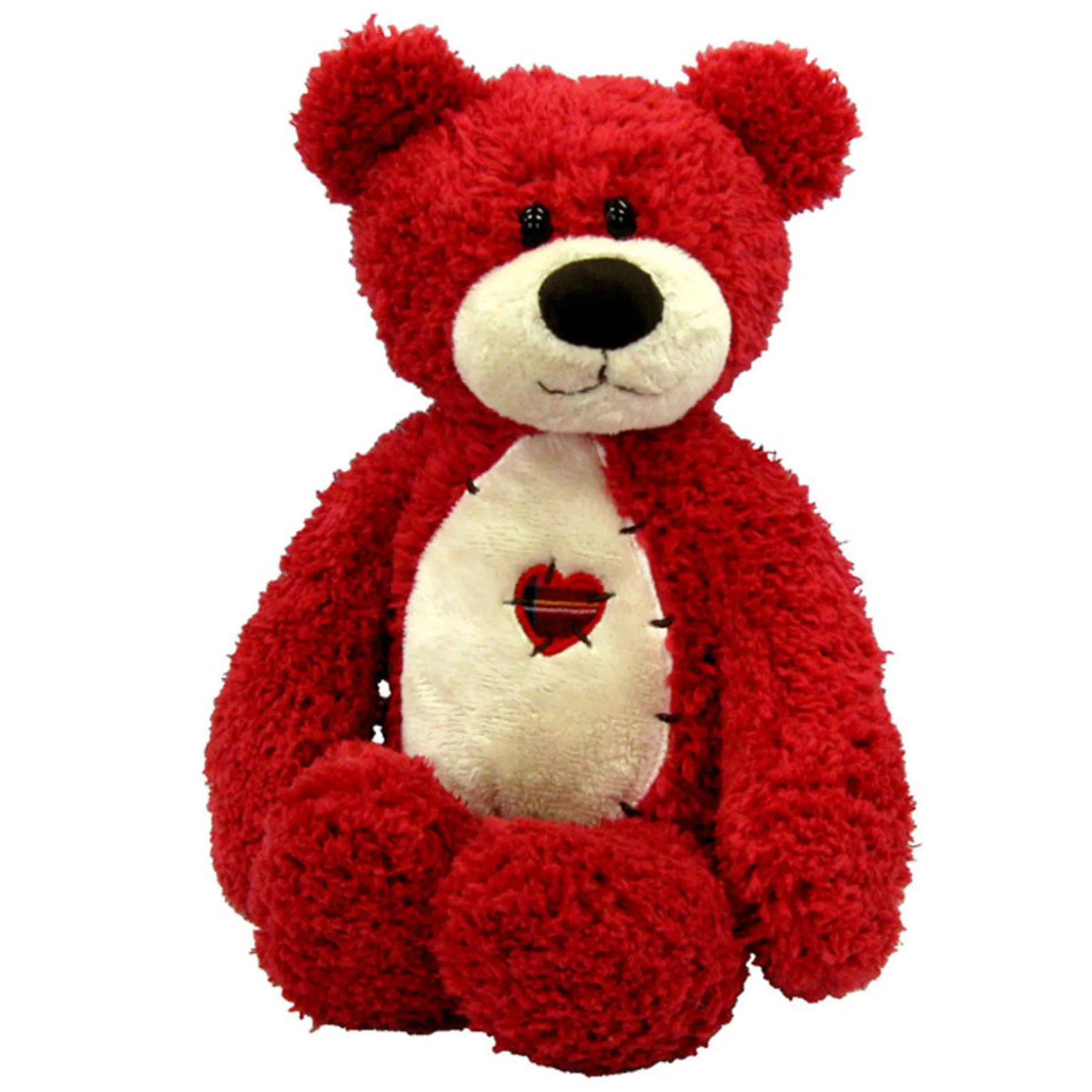 First and Main Tender Teddy - 8 inch Plush - Red