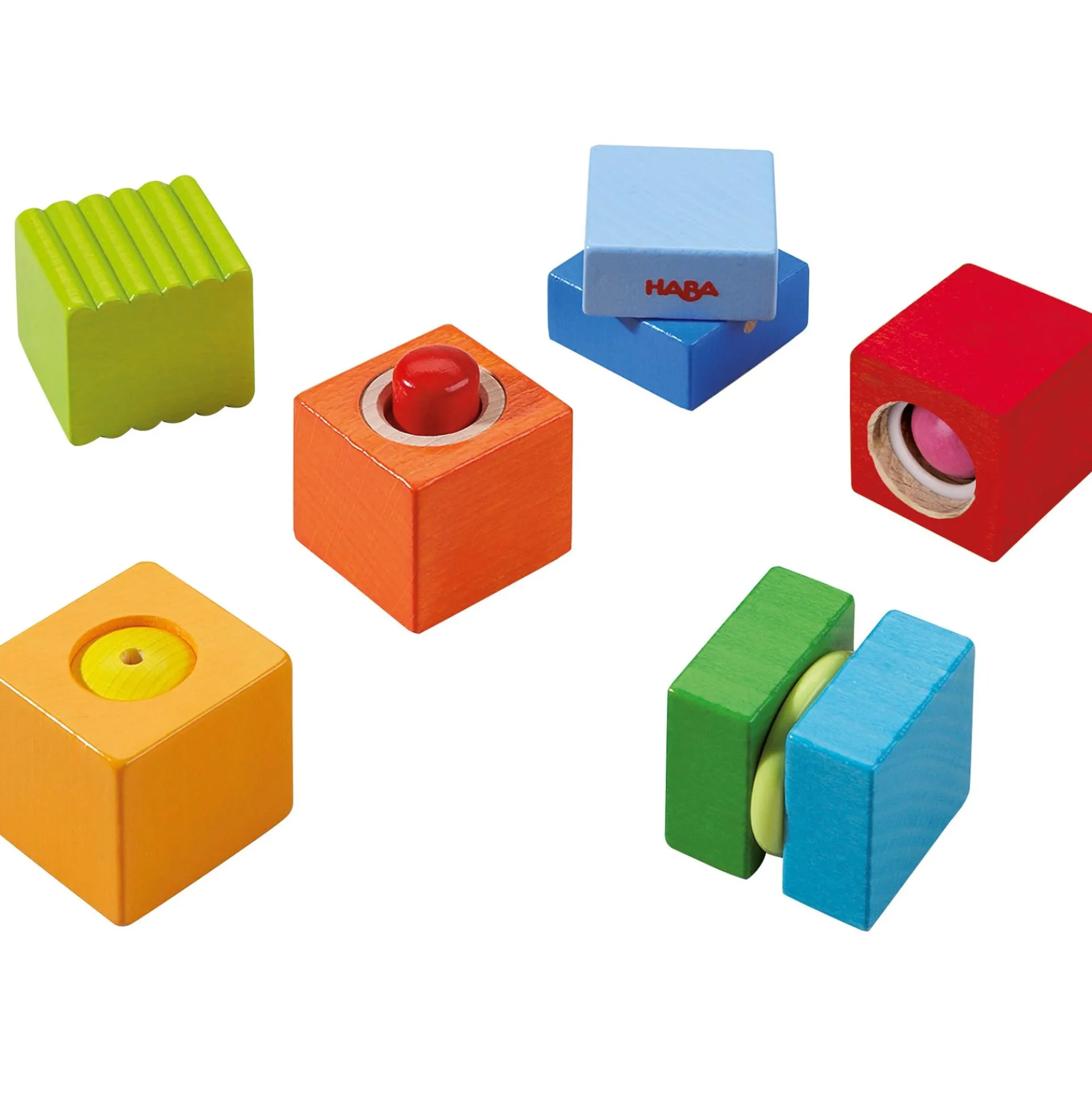 Fun with Sounds Wooden Discovery Blocks - Acoustic Sensory Toy