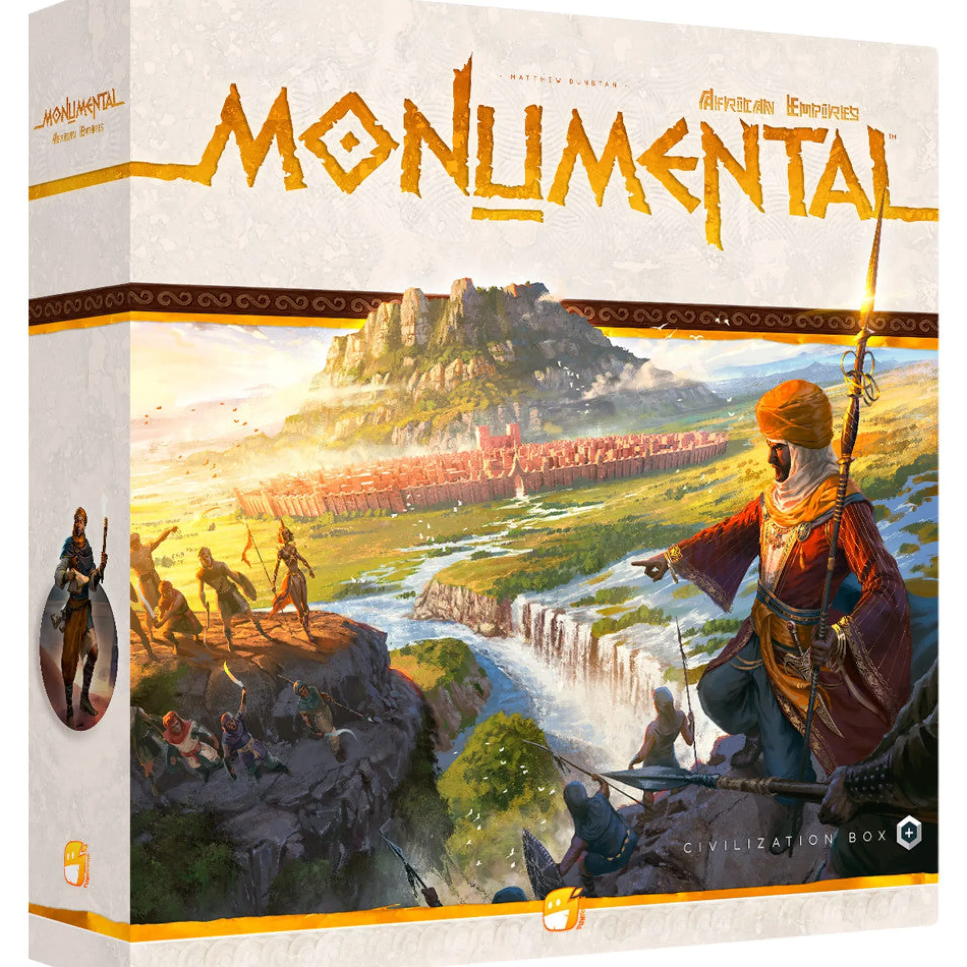 Funforge Monumental African Empires Expansion - Strategic Deckbuilding Game