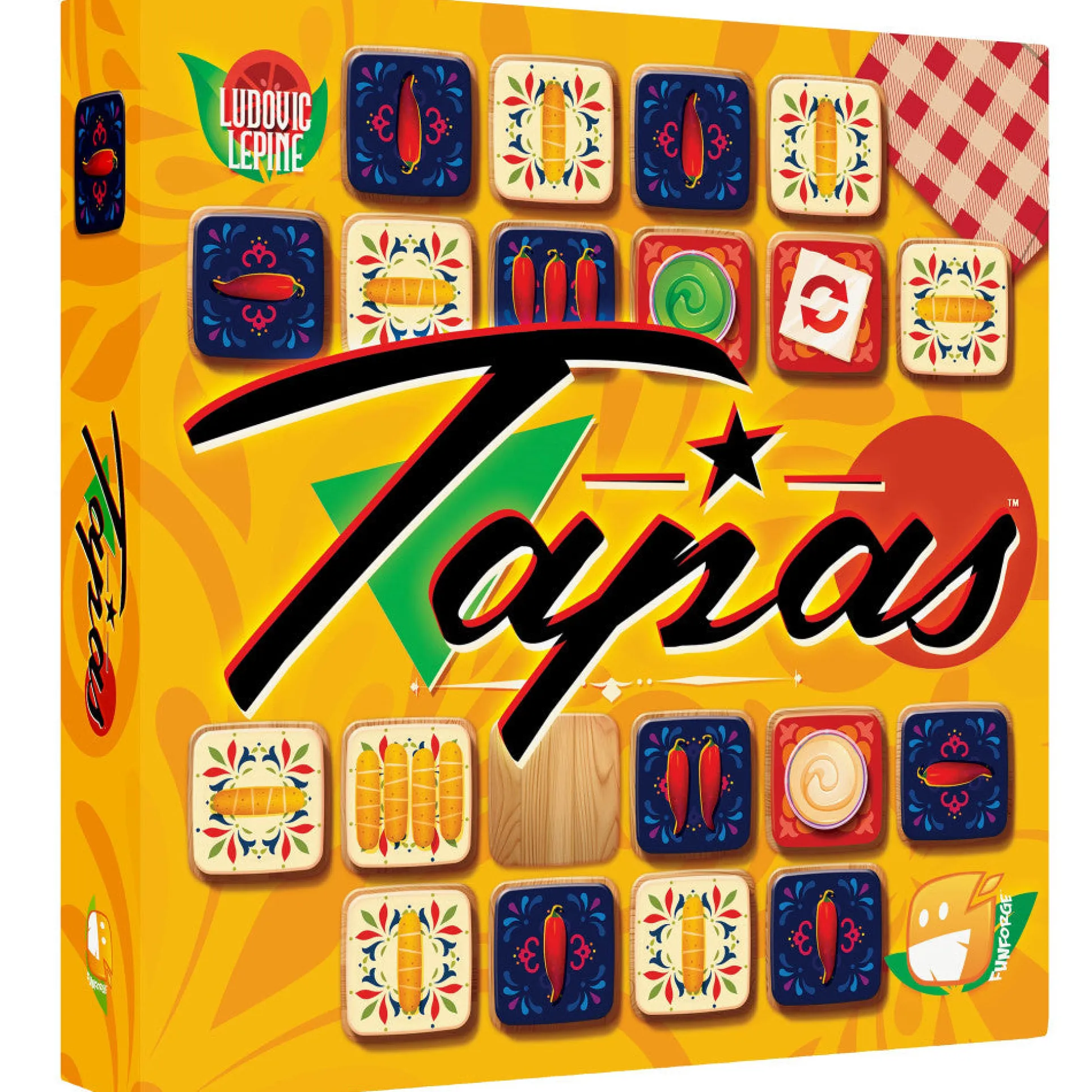 Funforge Tapas Tile Laying Board Game - Strategic Duel for Ages 8+