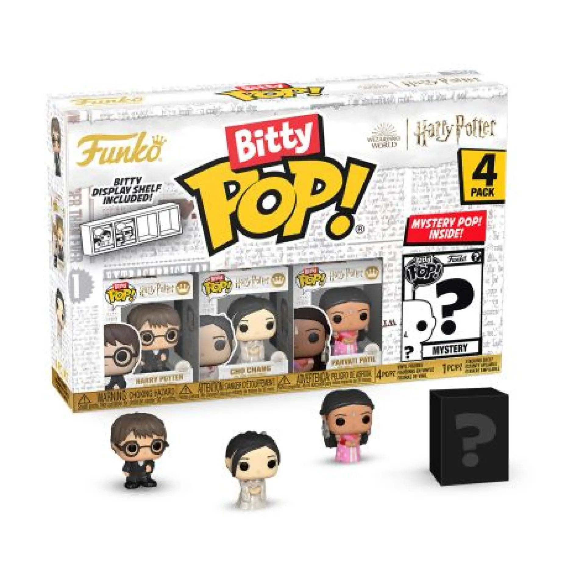 Funko Bitty POP! Harry Potter Mini Figures 0.9 inch Collectible Set - 4pk