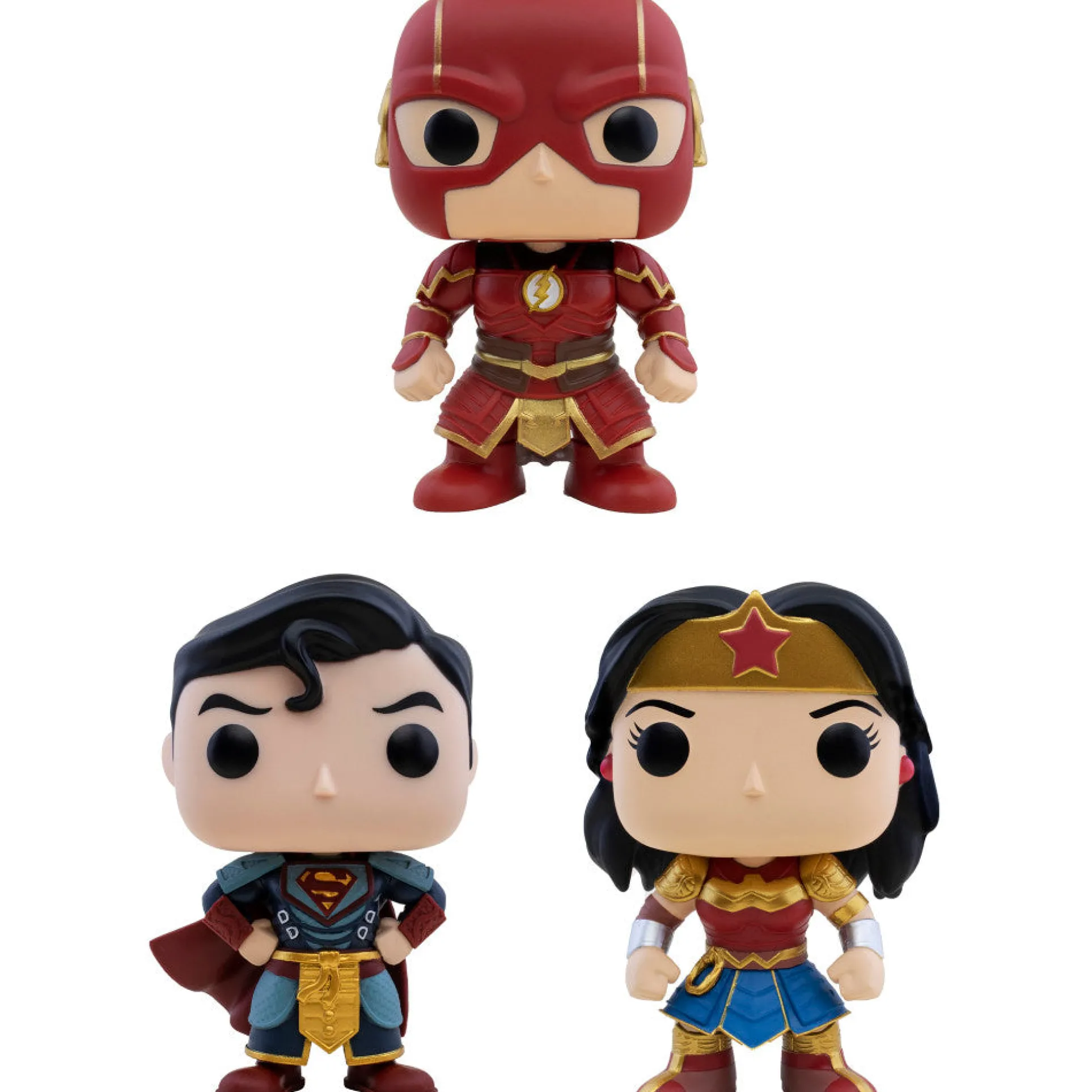 Funko Heroes: POP! Marvel Imperial Palace 3.75 inch Vinyl Collectors Set - Flash, Superman, Wonder Woman