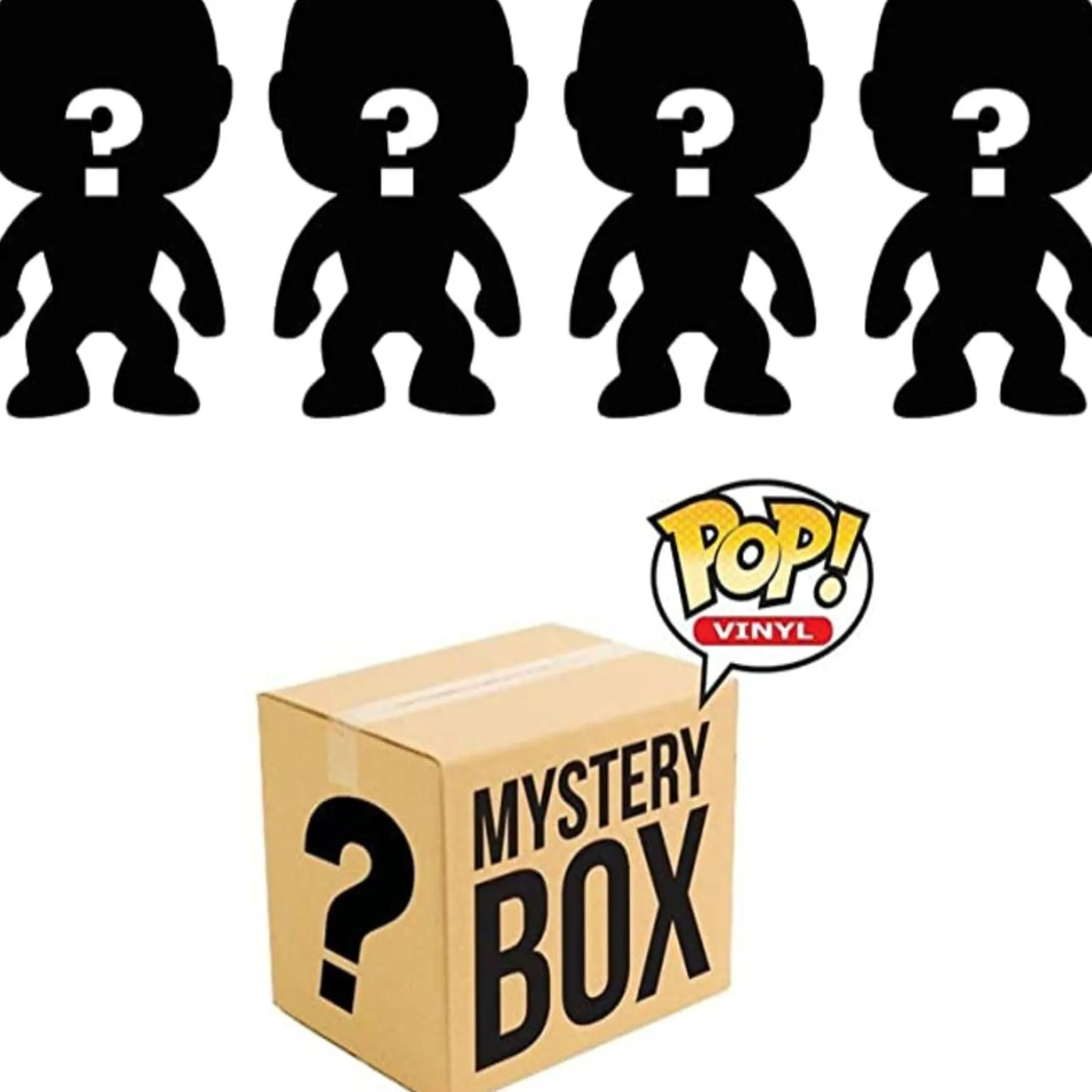 Funko Pop! Collector's Mystery Blind Pack - 4 Unique Figures (Styles May Vary)