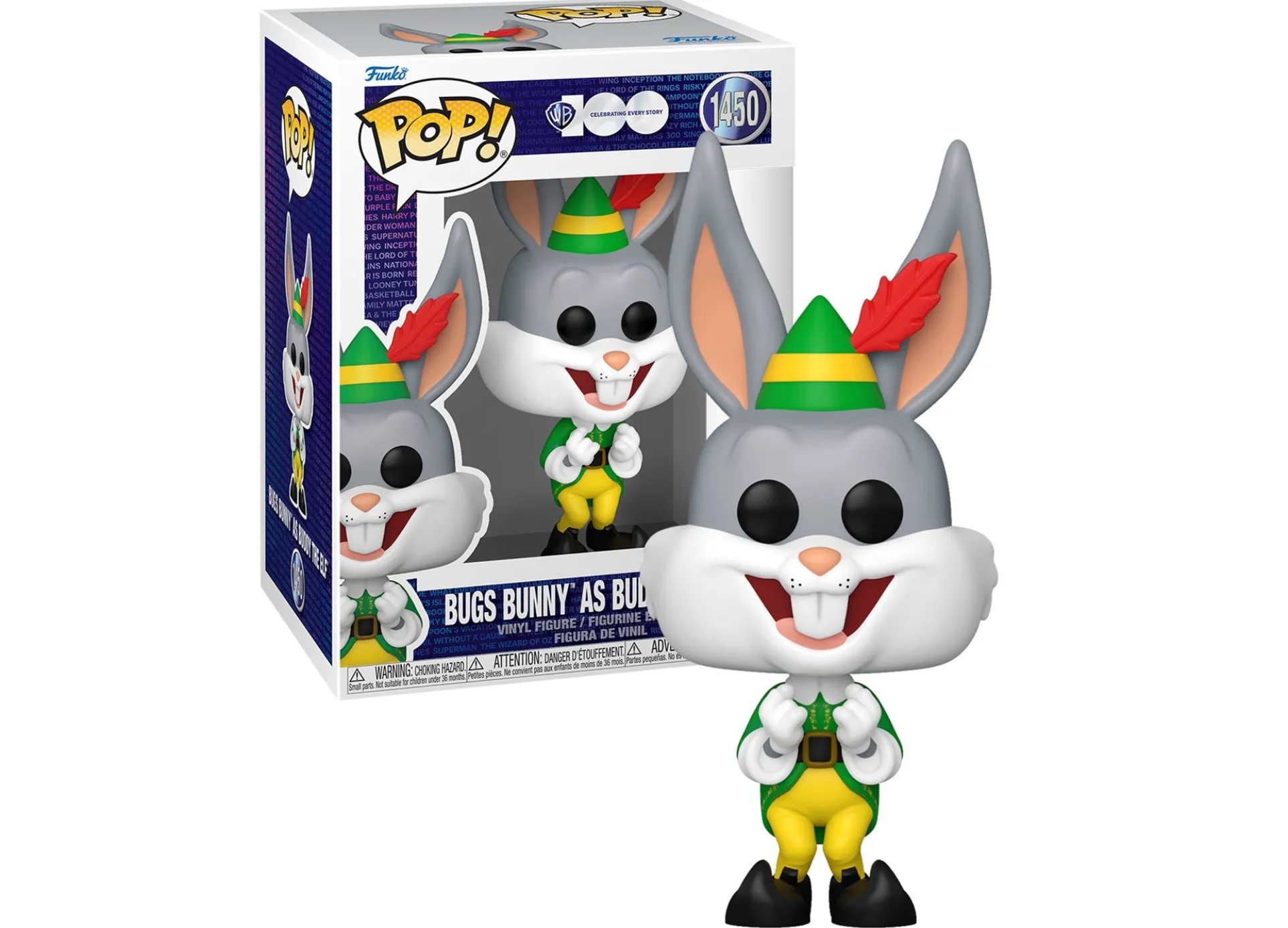 Funko POP Movies: WB100 - Bugs as Buddy - Elf Edition