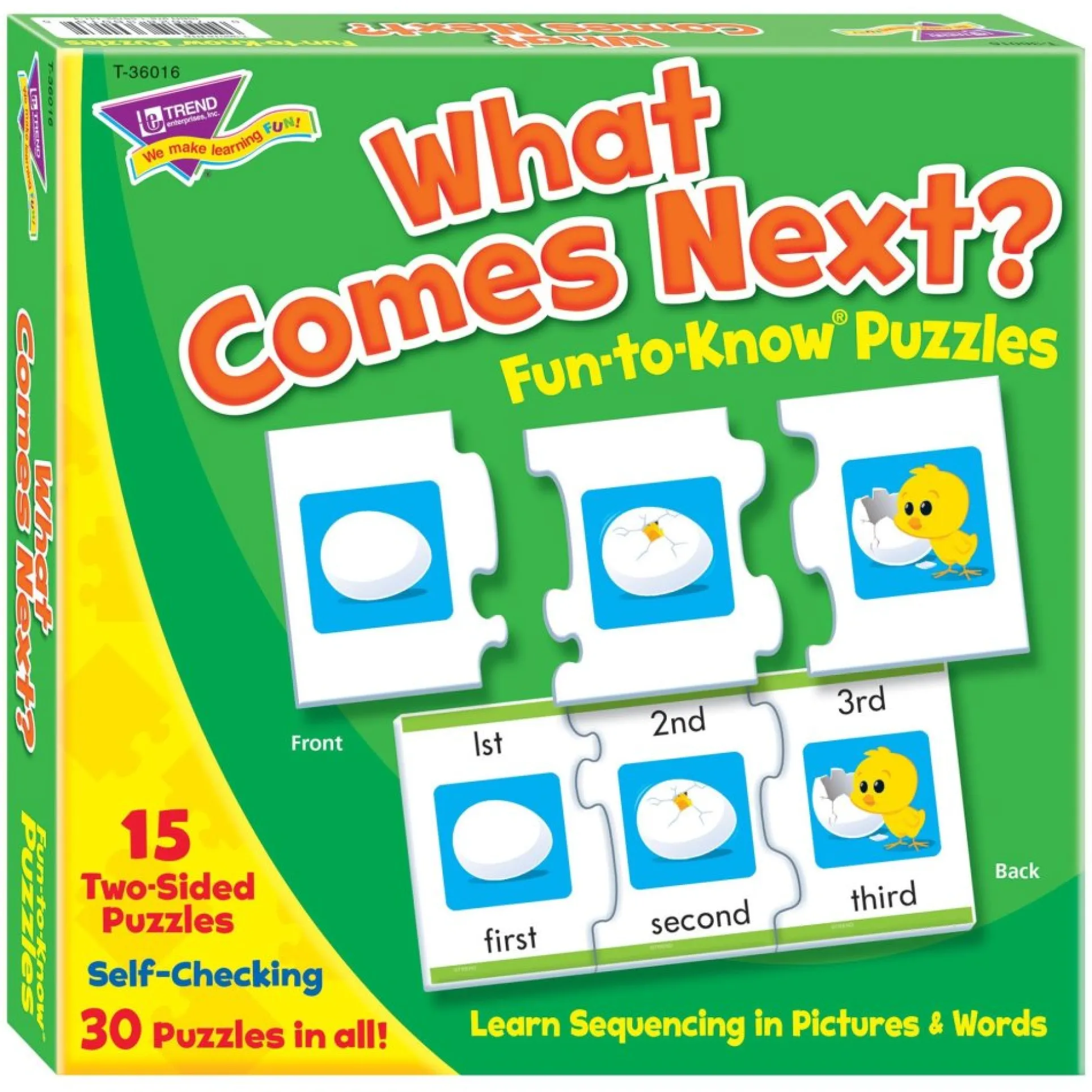 Fun-to-Know What Comes Next? Sequencing Puzzle Set - 15 pc