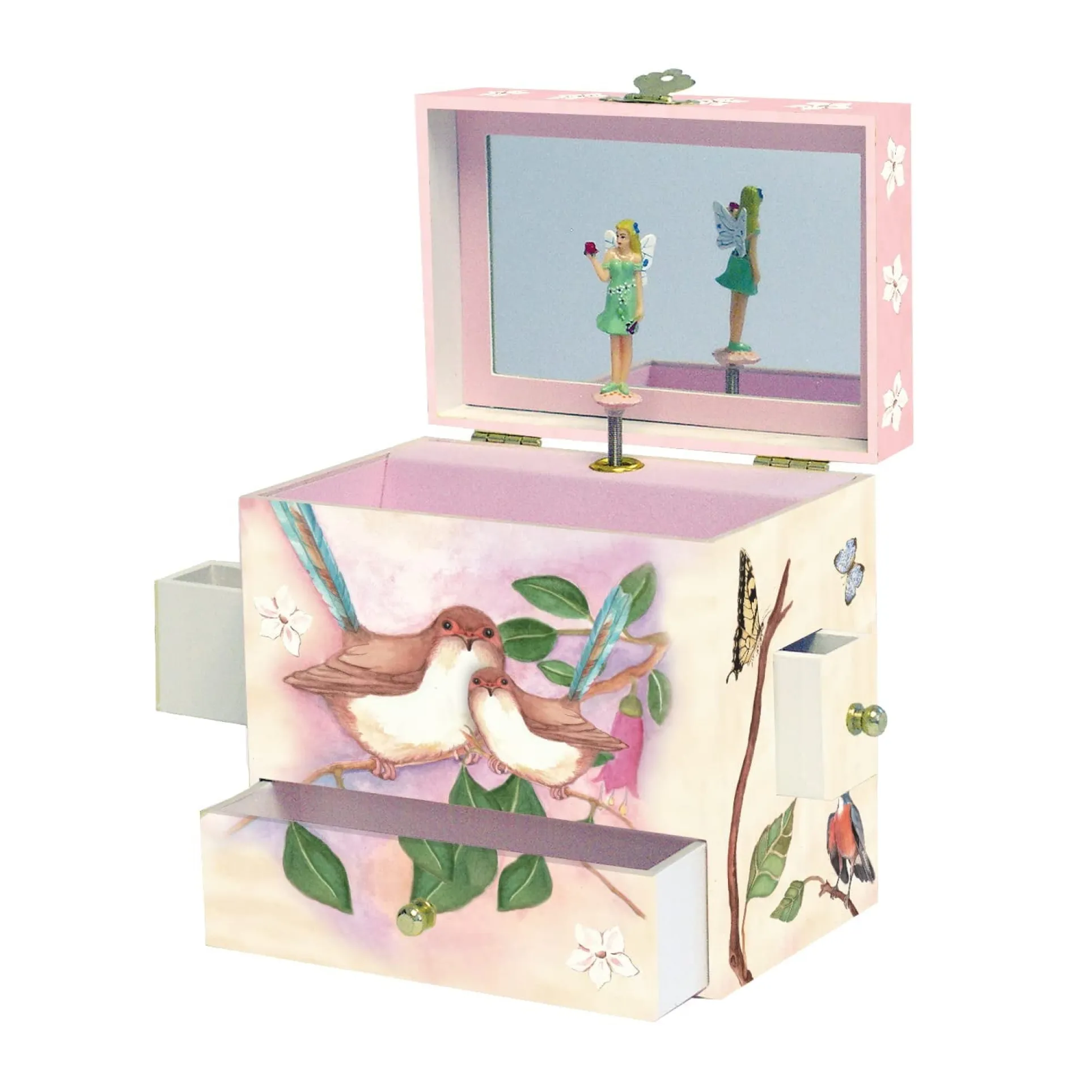 Enchantmints Sweet Fairy Wren Musical Jewelry Box for Girls Age 3+