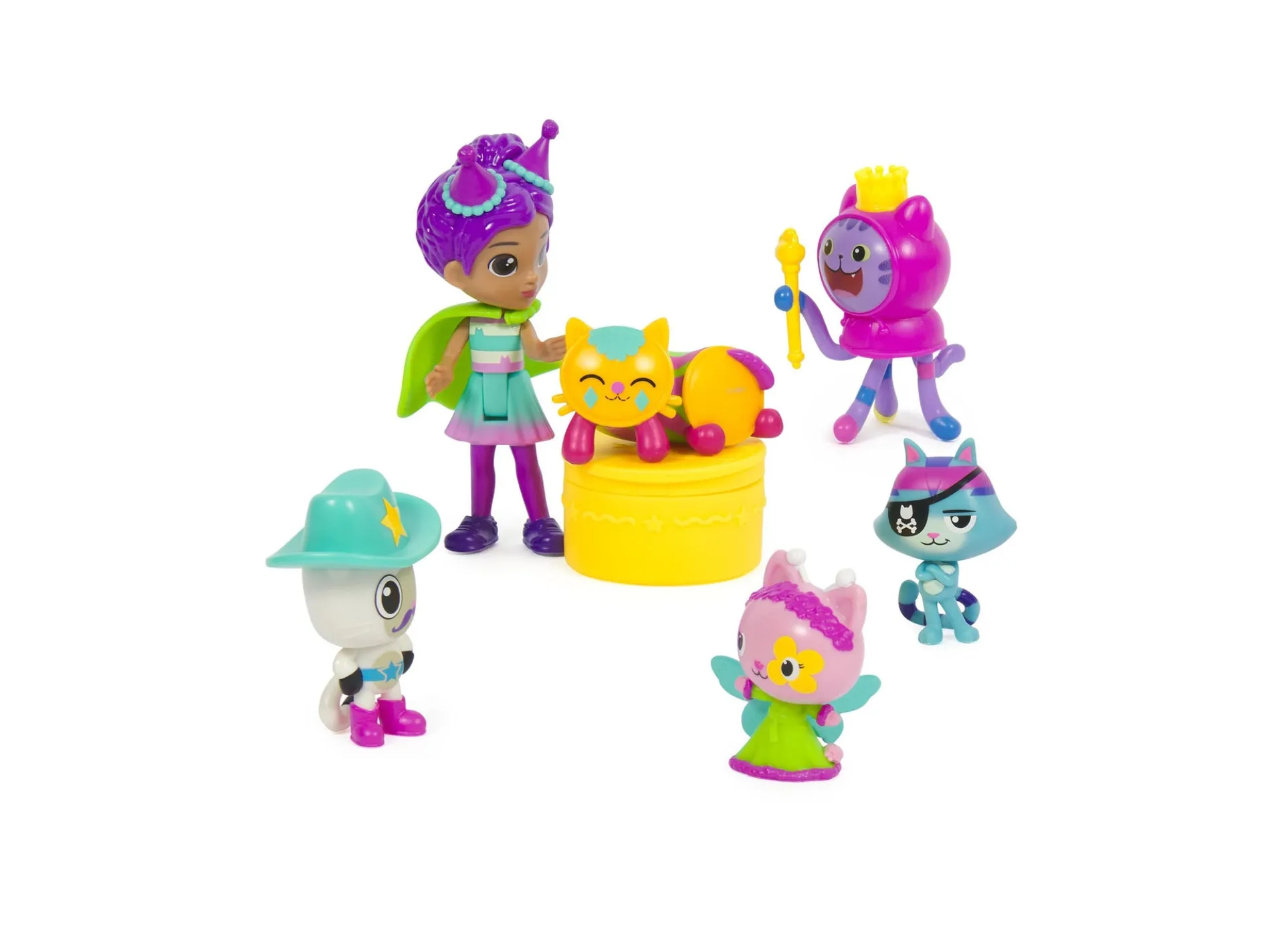 Gabby's Dollhouse Celebration Cat Toy Figures Playset