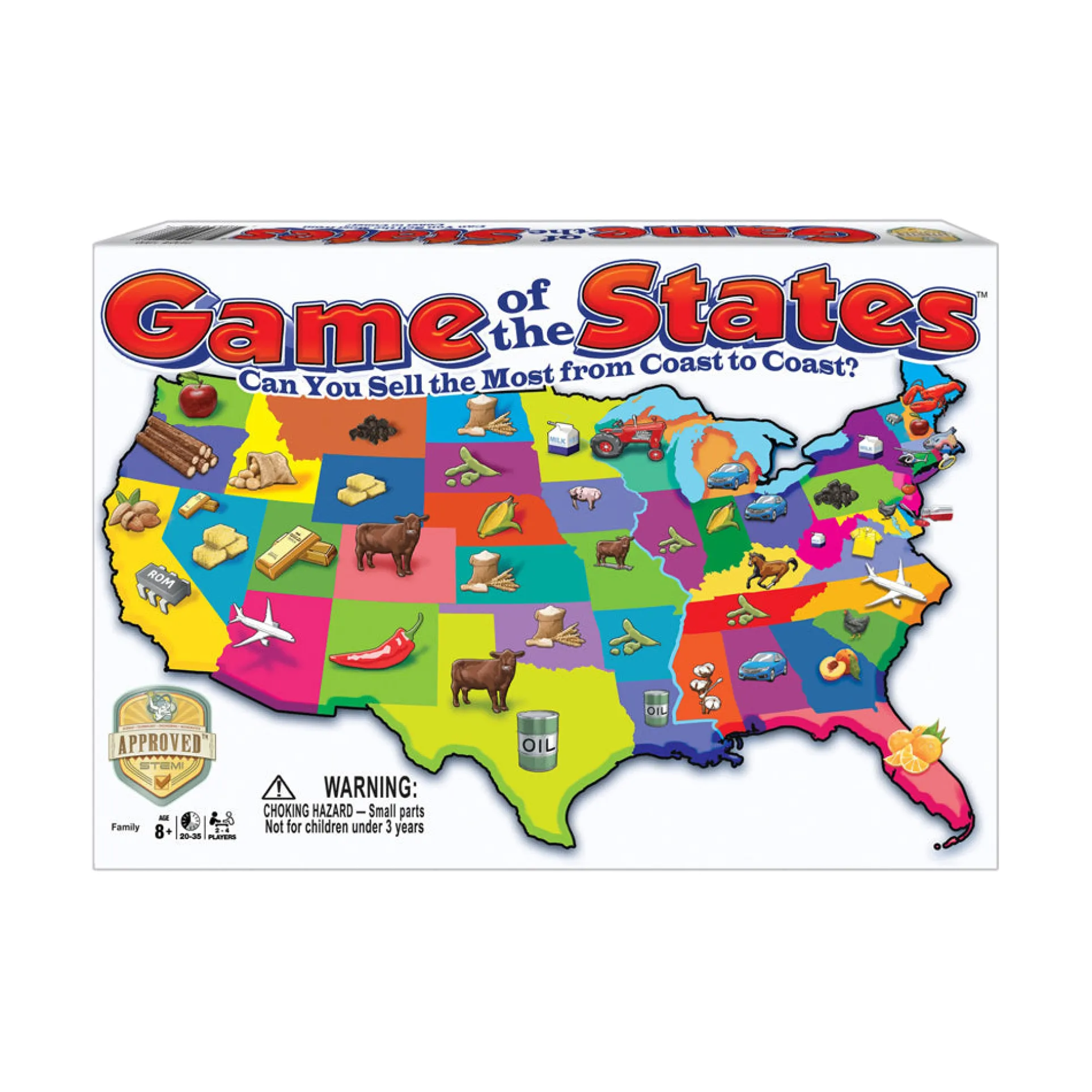 Game of the States Educational Board Game