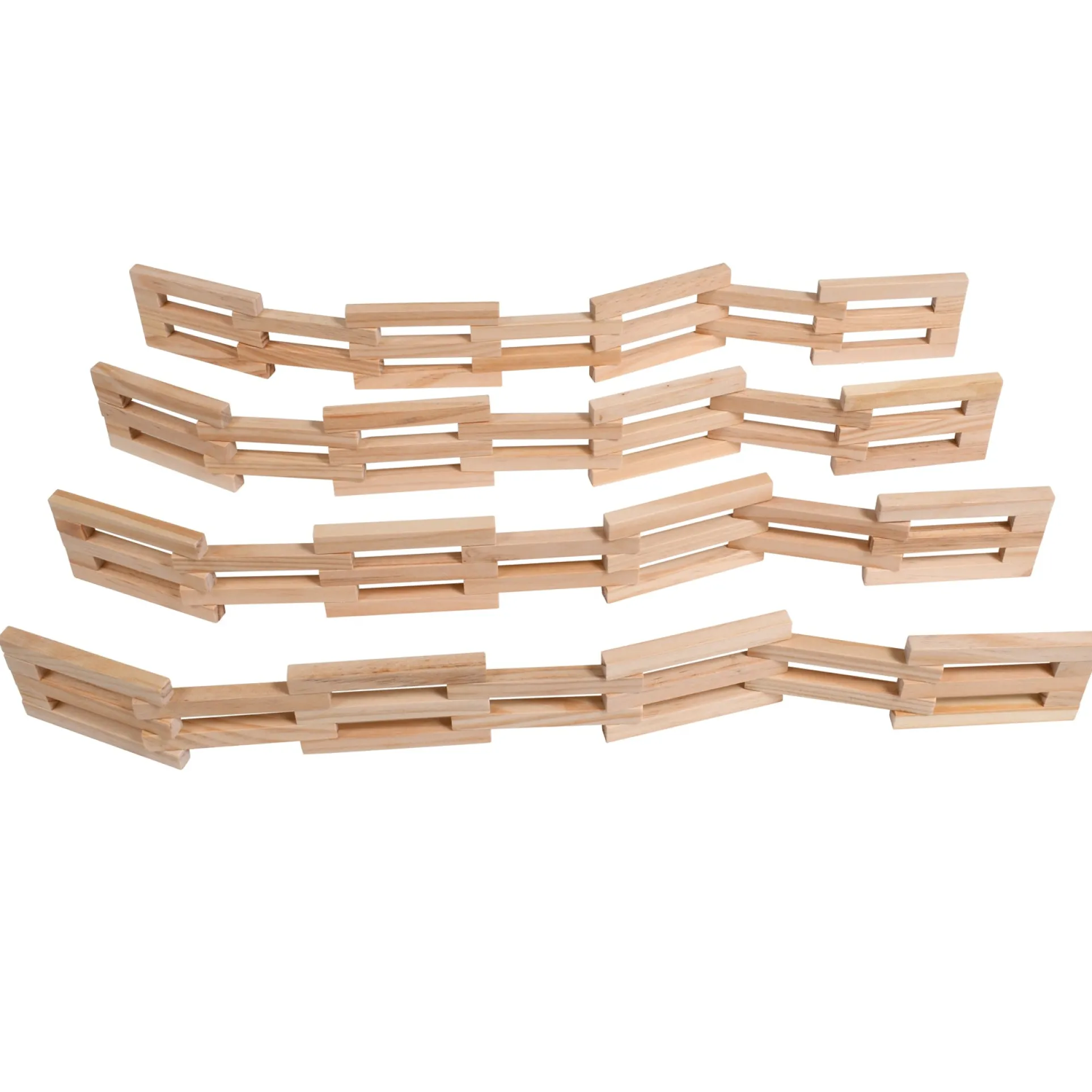The Freckled Frog Wooden Fences Playset - Set of 4