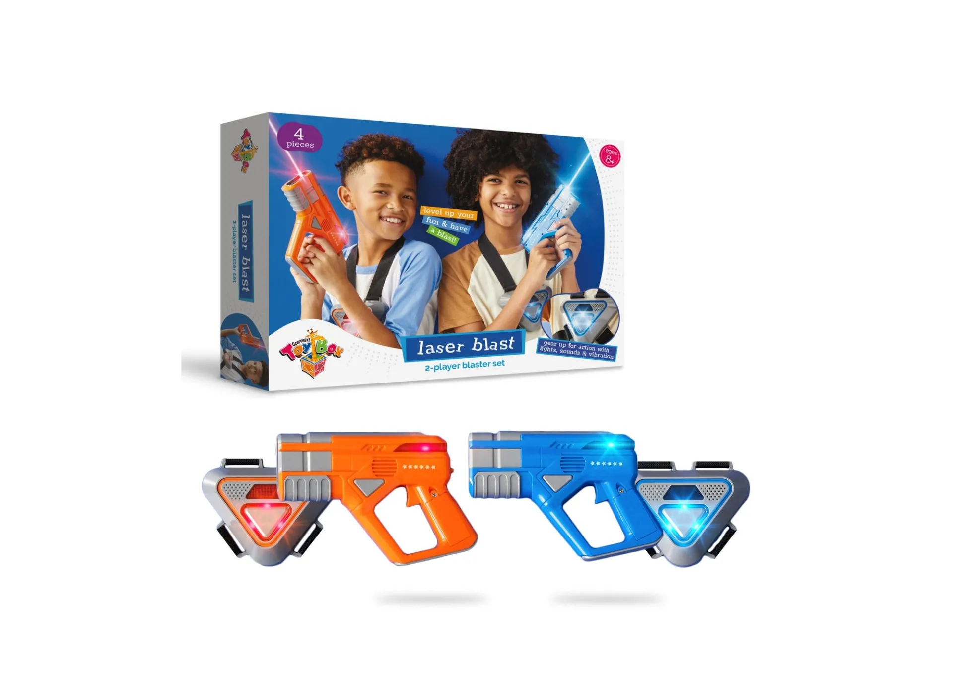 Geoffrey's Toy Box Laser Blast 2-Player Interactive Blaster Set