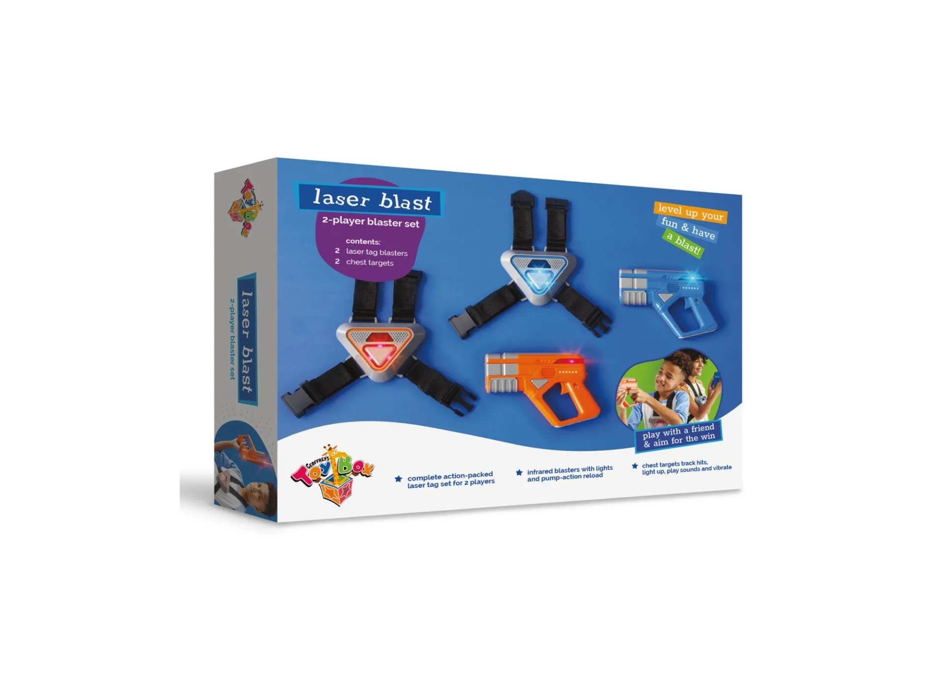 Geoffrey's Toy Box Laser Blast 2-Player Interactive Blaster Set