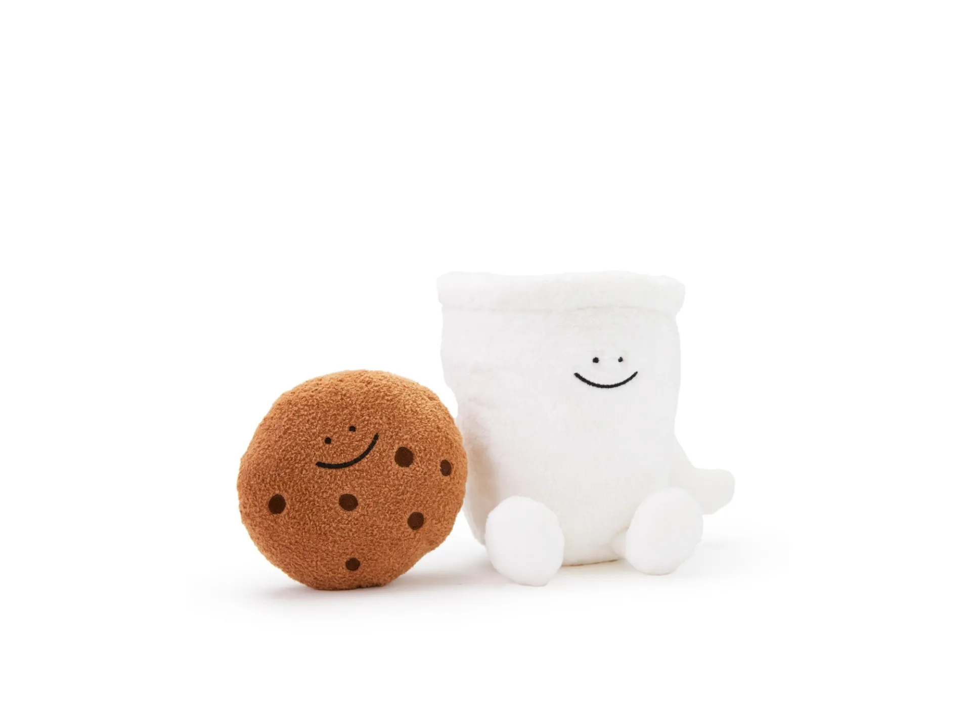 Geoffrey's Toy Box Milk and Cookies Plush Toy Set - Snuggle Time