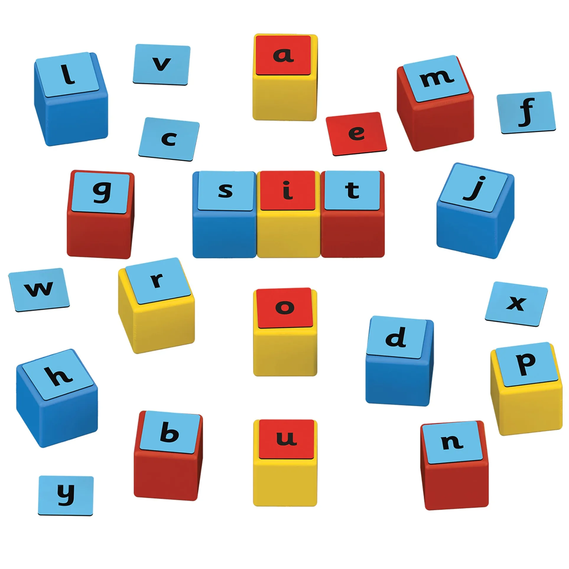 Geomag Magicube 79-Piece Word Building Set - Recycled Materials