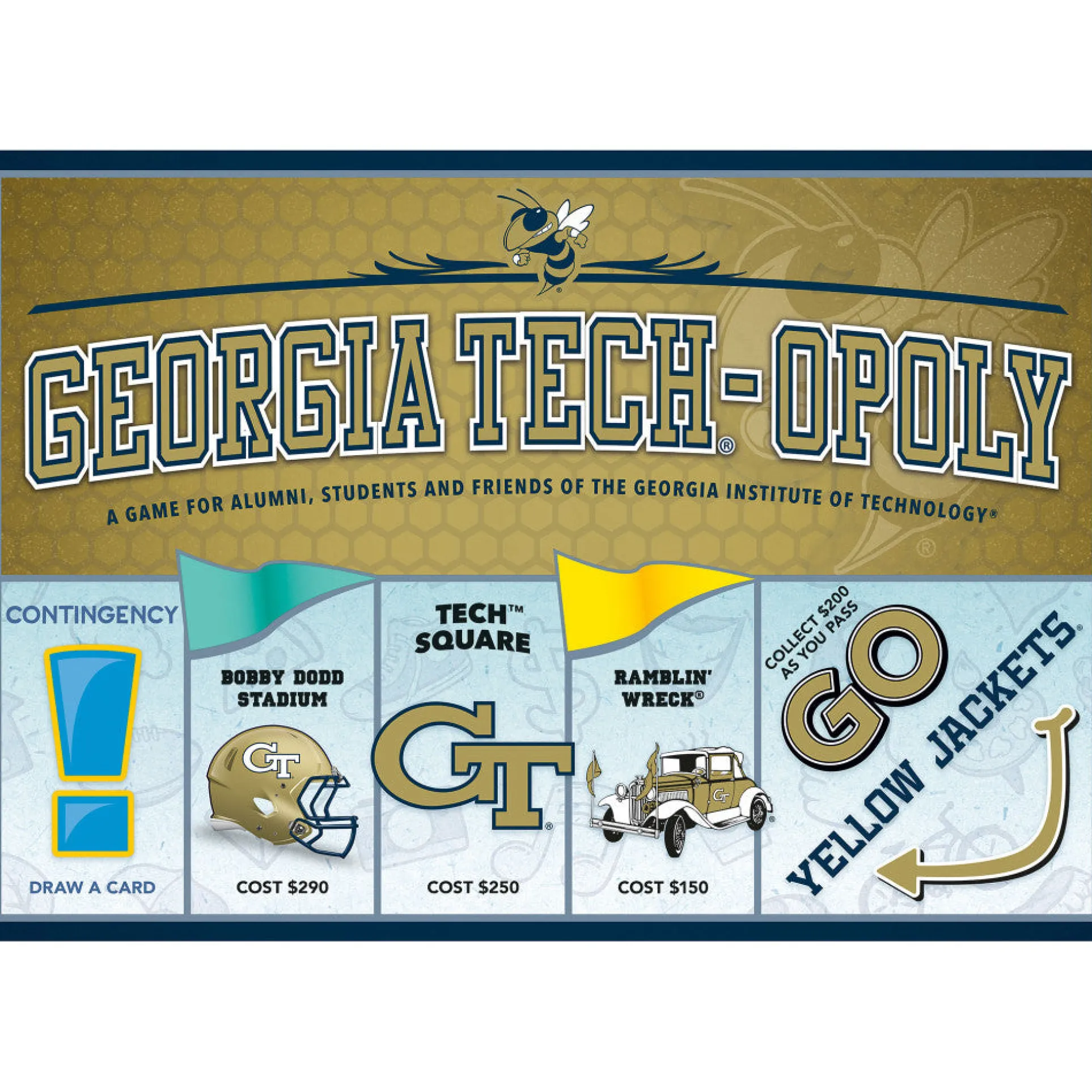Georgia Tech-Opoly Themed Monopoly-Style Board Game