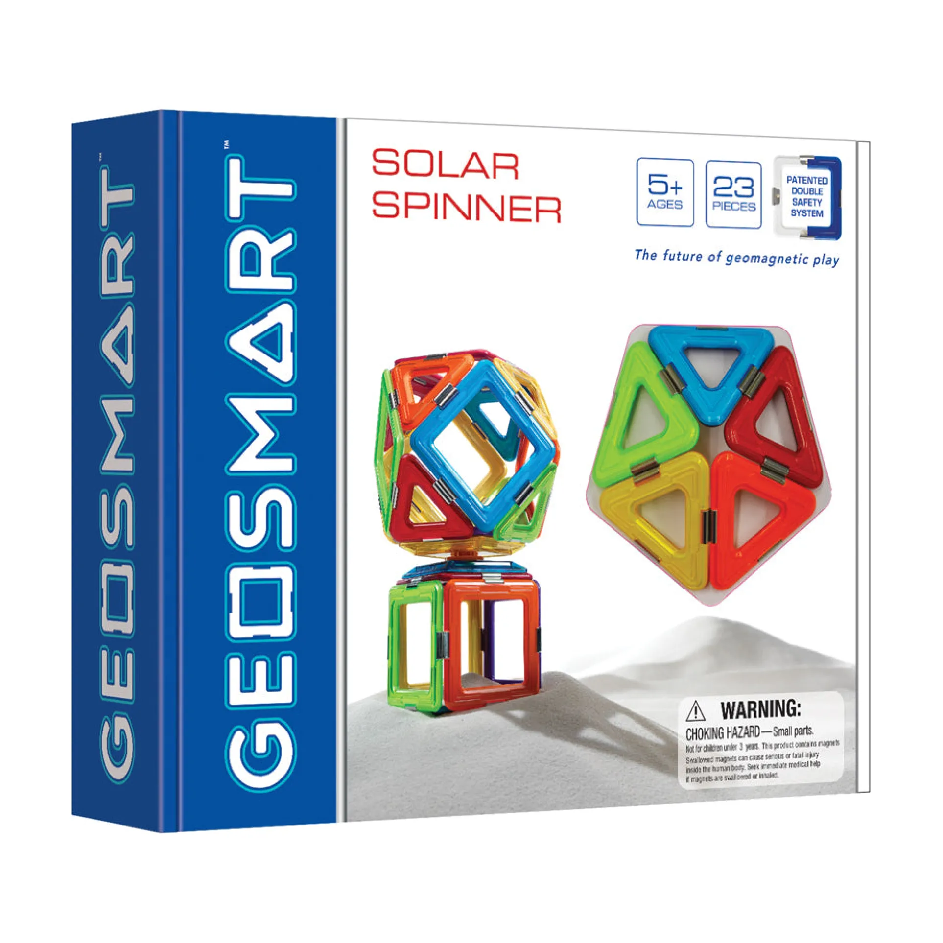 GeoSmart Solar Spinner - Magnetic Building Set - 23 Pieces
