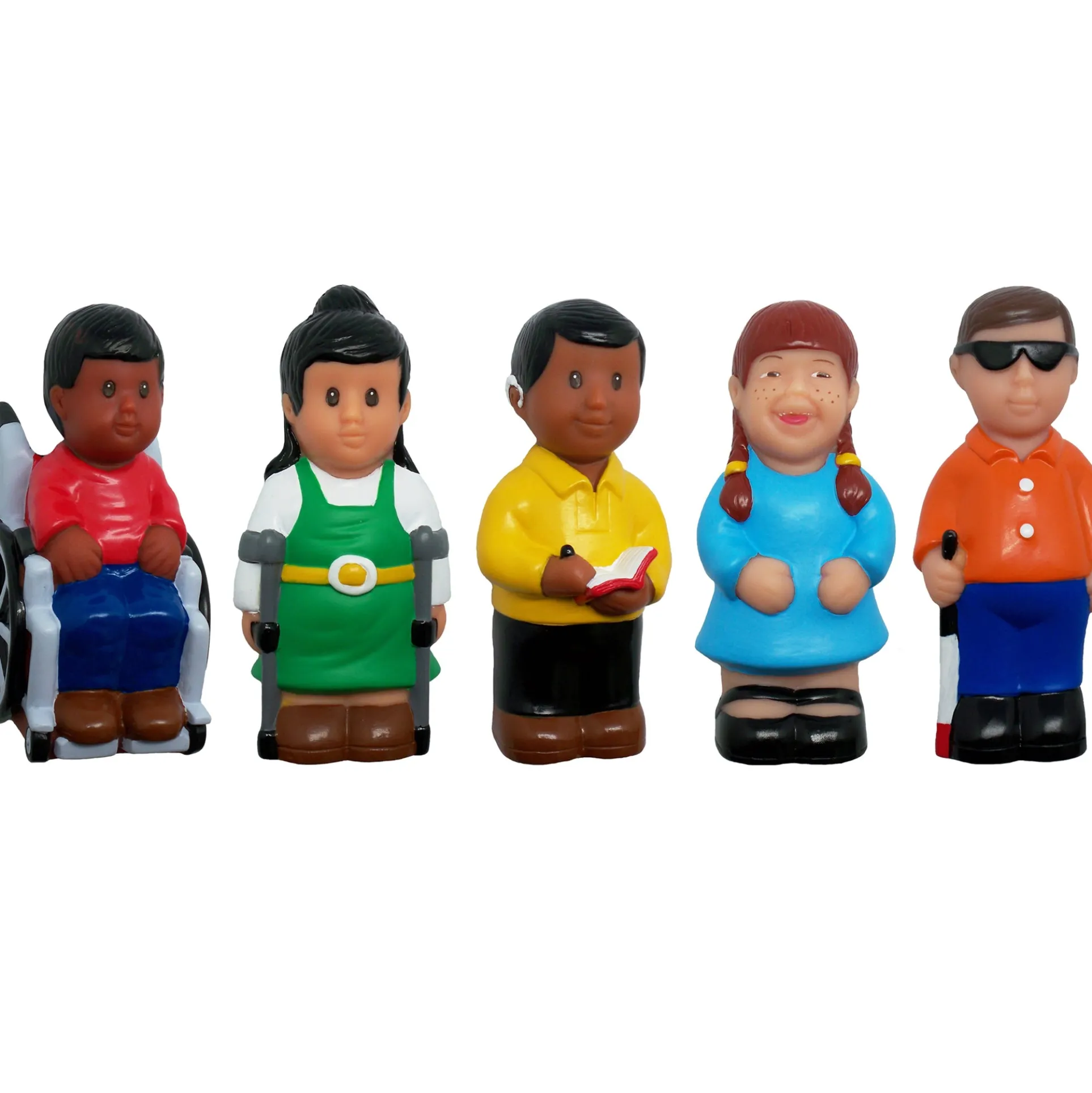 Get Ready Kids Playful Pals with Disabilities - Multicultural Figure Set