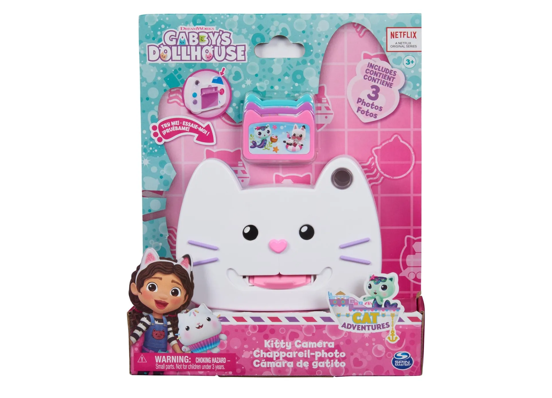 Gabby's Dollhouse Interactive KittyCamera - Pretend Play Toy for Preschoolers