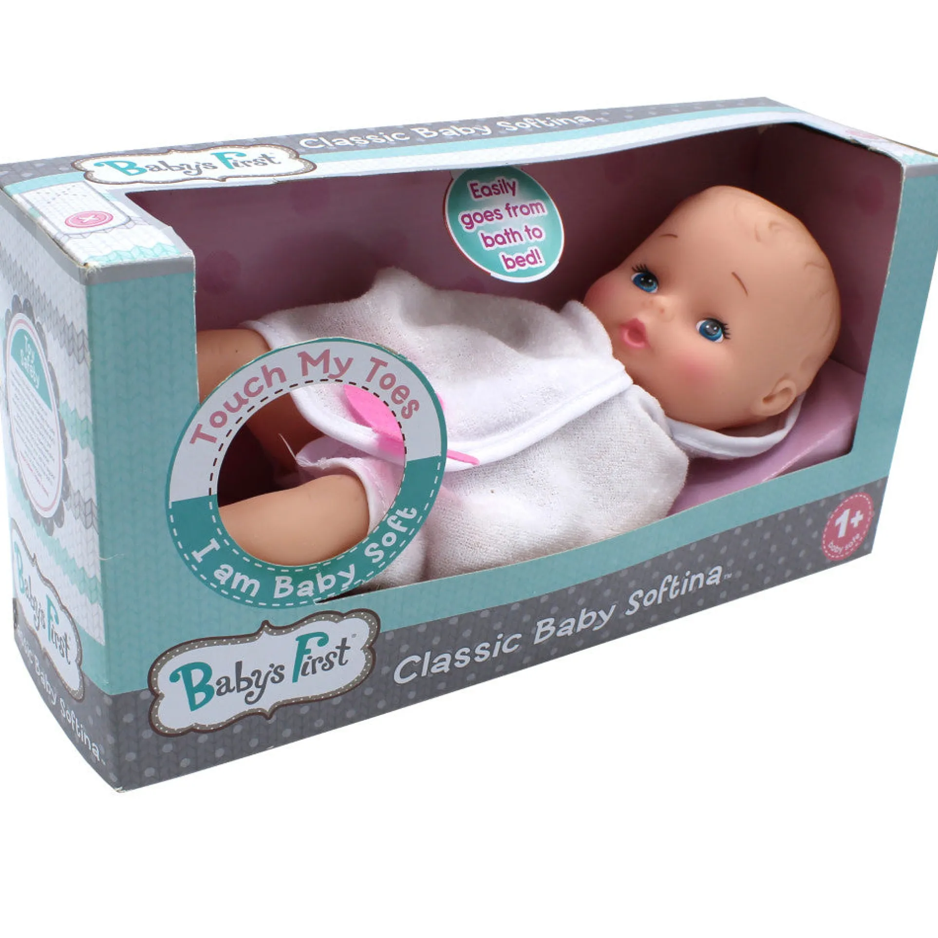 Goldberger Baby's First Bathtime Doll - Softina