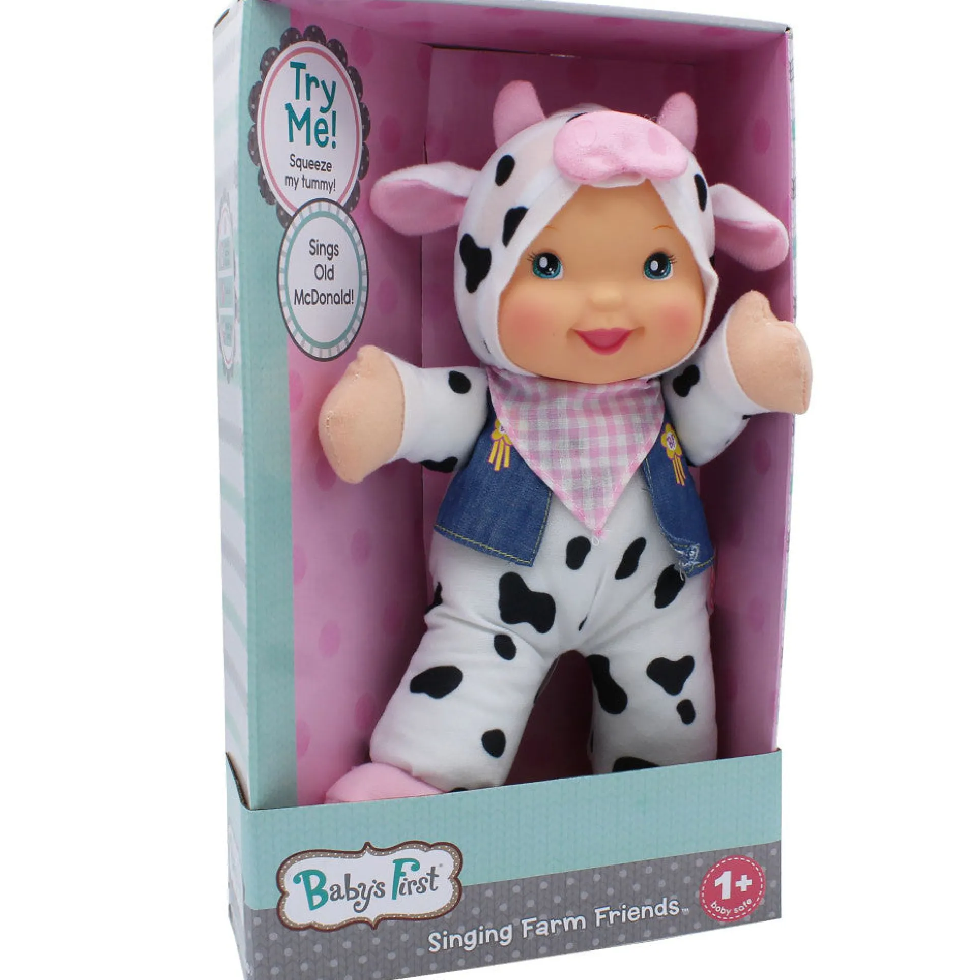 Goldberger Baby's First - Singing Farm Animal Friends Doll