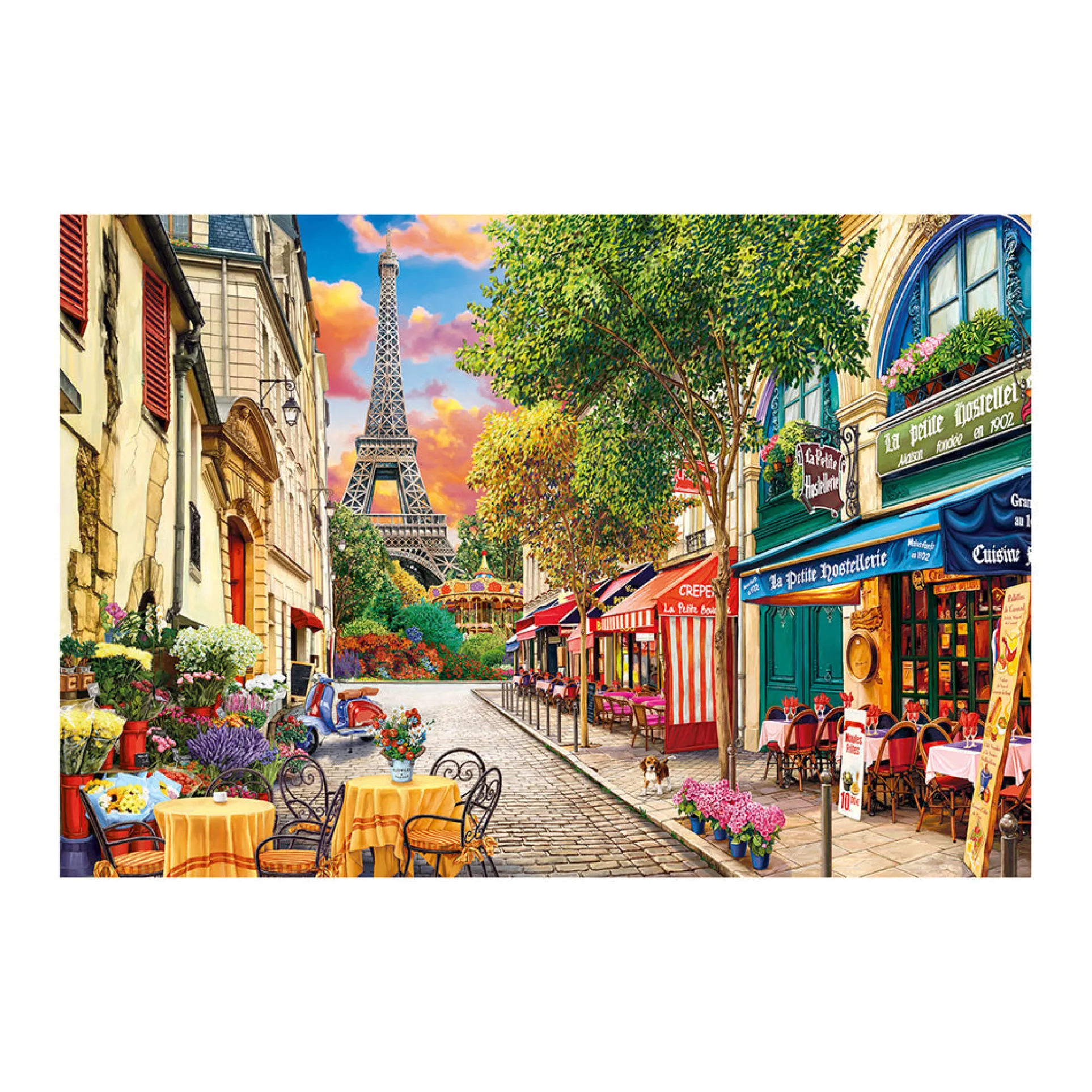 Goliath Small Street in Paris Jigsaw Puzzle - 1000 pc
