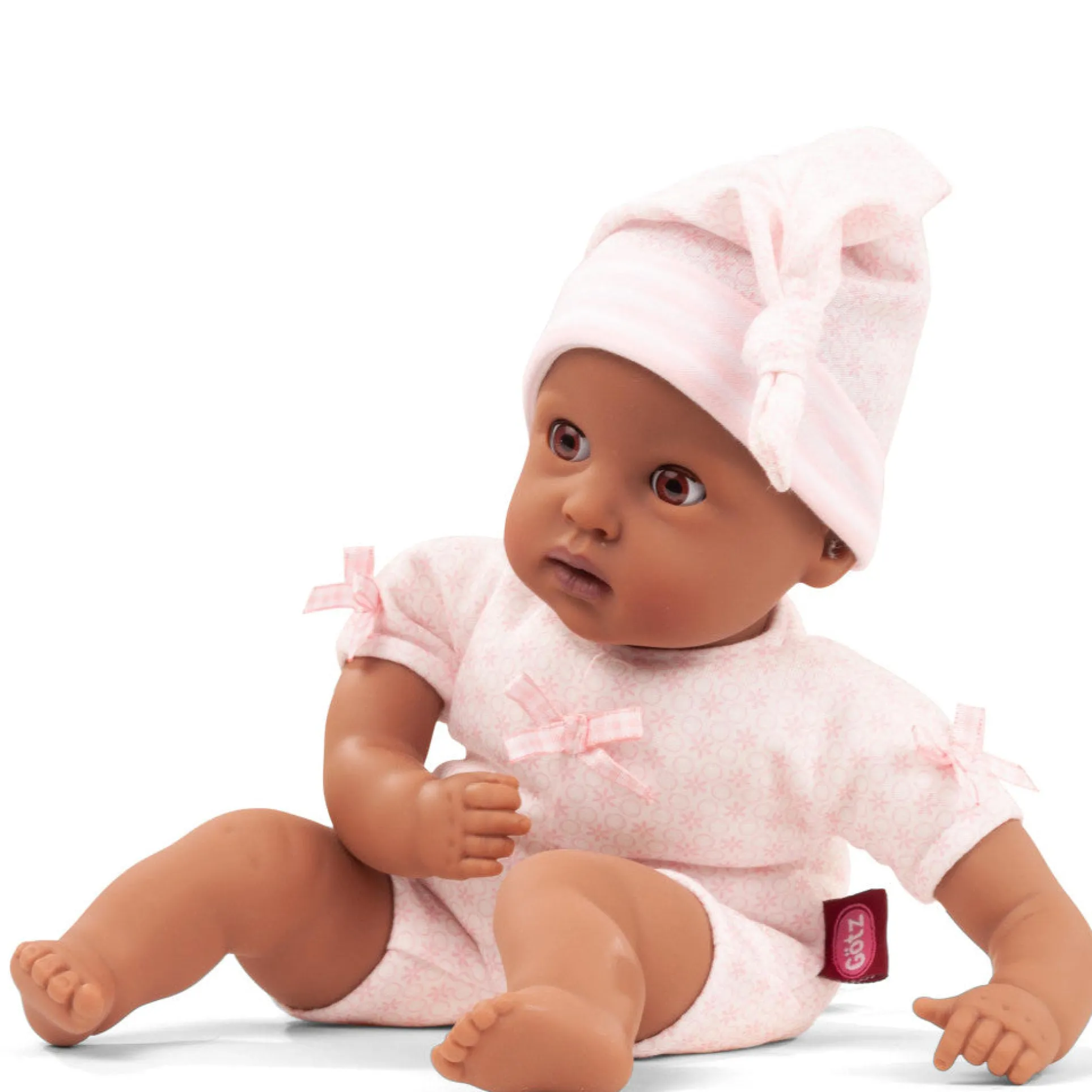 Gotz 13 inch Muffin Baby Doll - Brown Sleeping Eyes