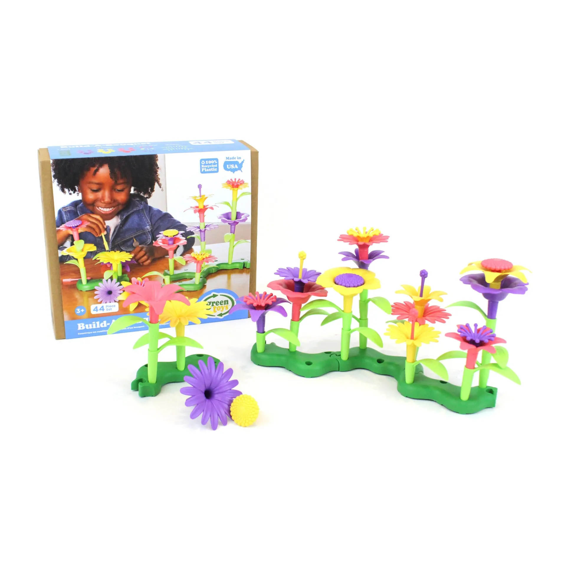 Green Toys Eco-Friendly Build-A-Bouquet Floral Arrangement Set