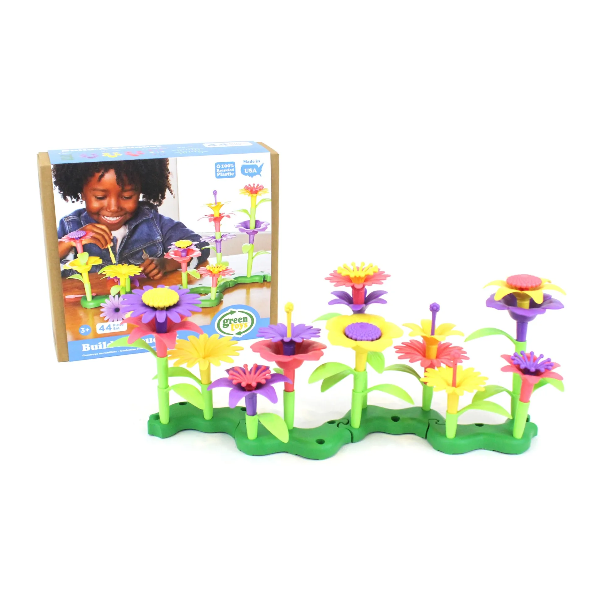 Green Toys Eco-Friendly Build-A-Bouquet Floral Arrangement Set