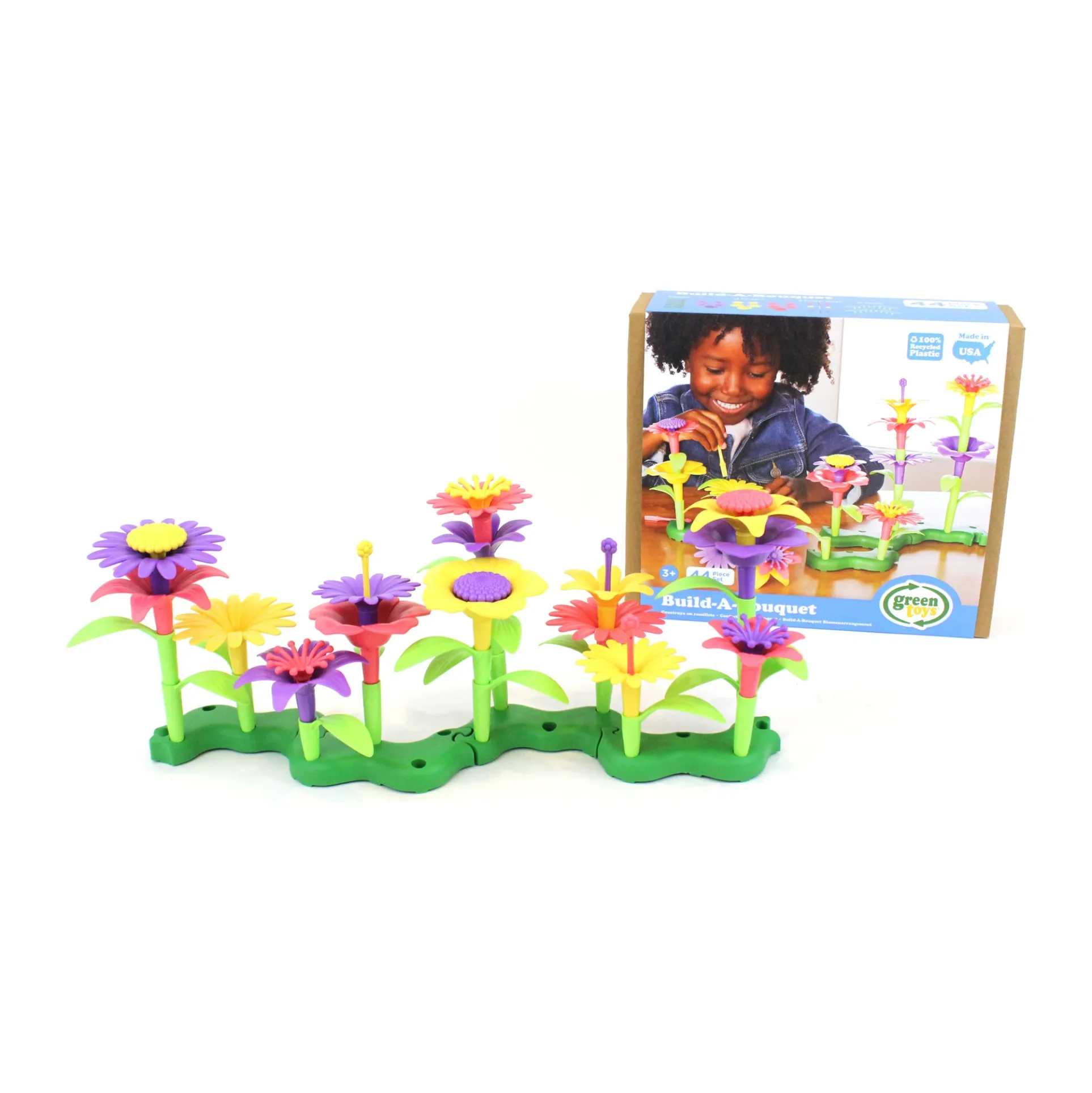 Green Toys Eco-Friendly Build-A-Bouquet Floral Arrangement Set