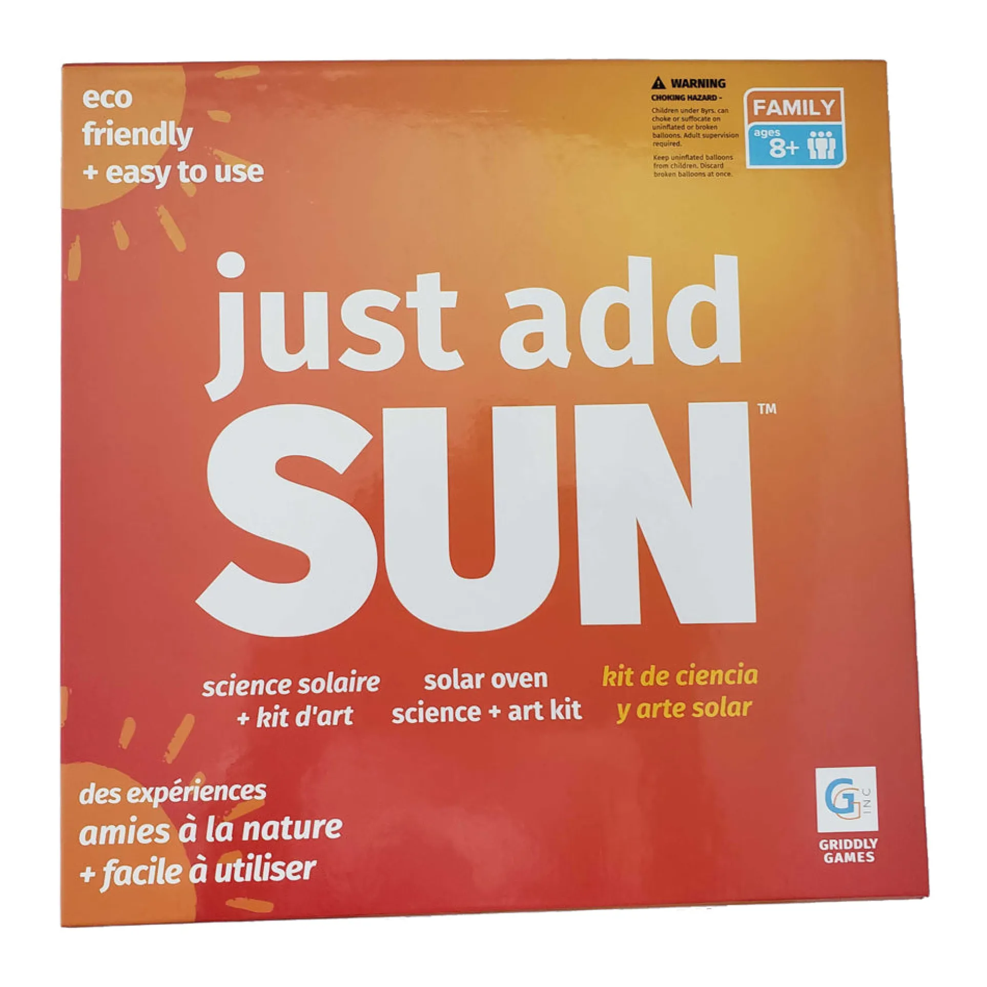 Griddly Games Just Add Sun Science Exploration Kit