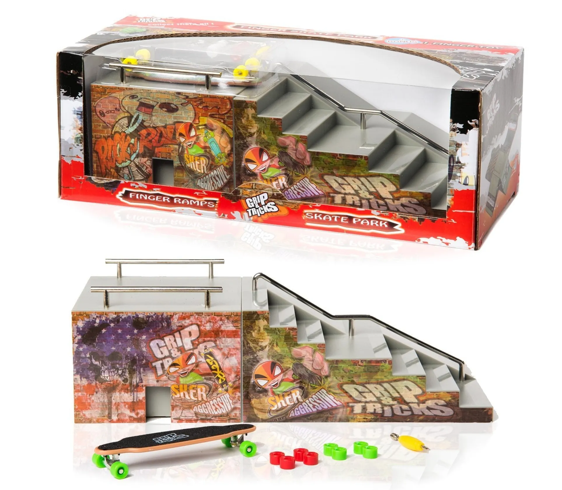 Grip and Tricks Ultimate Finger Skate Ramp Set