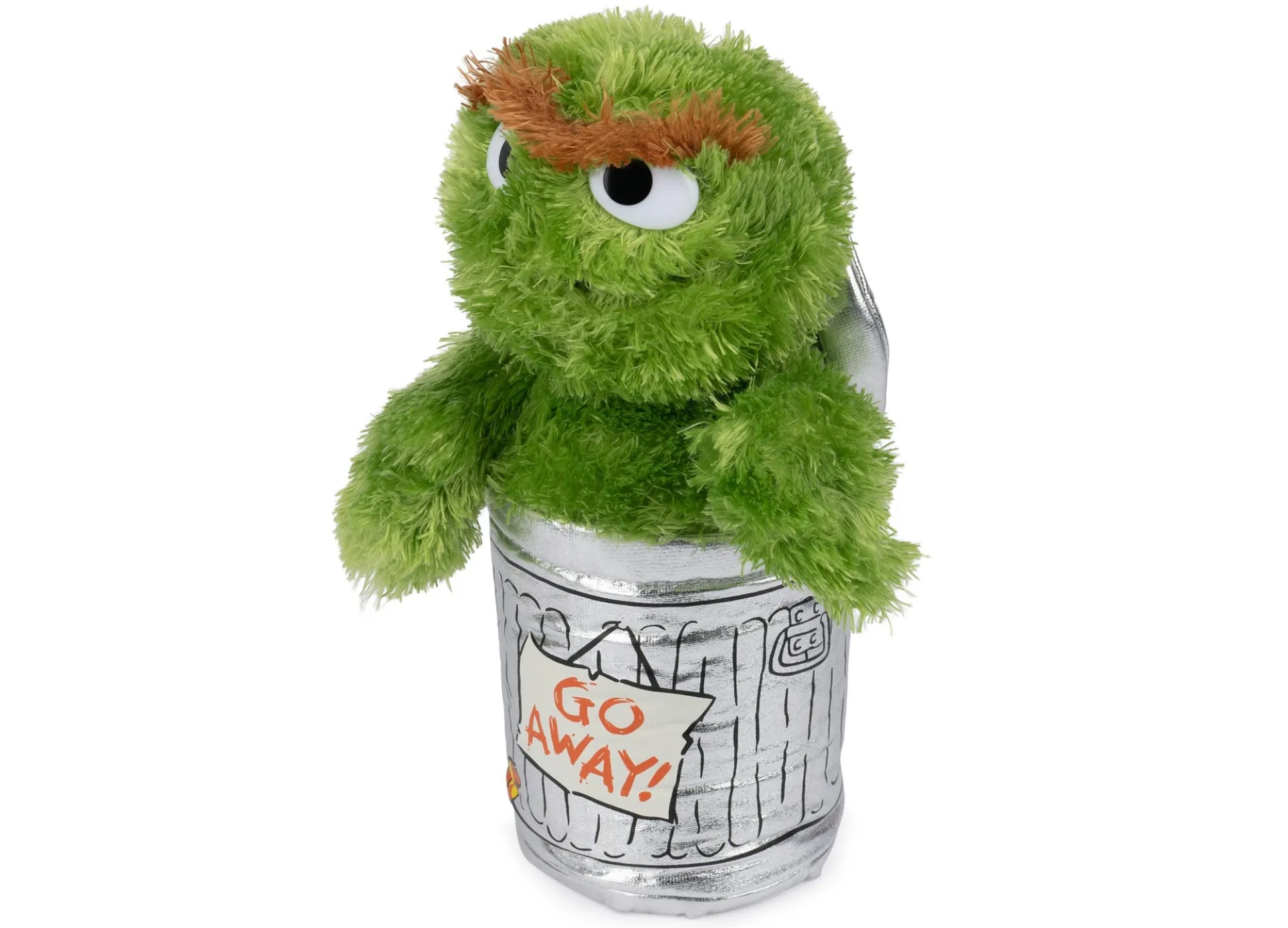 GUND Sesame Street 10 inch Oscar the Grouch Plush with Slimey