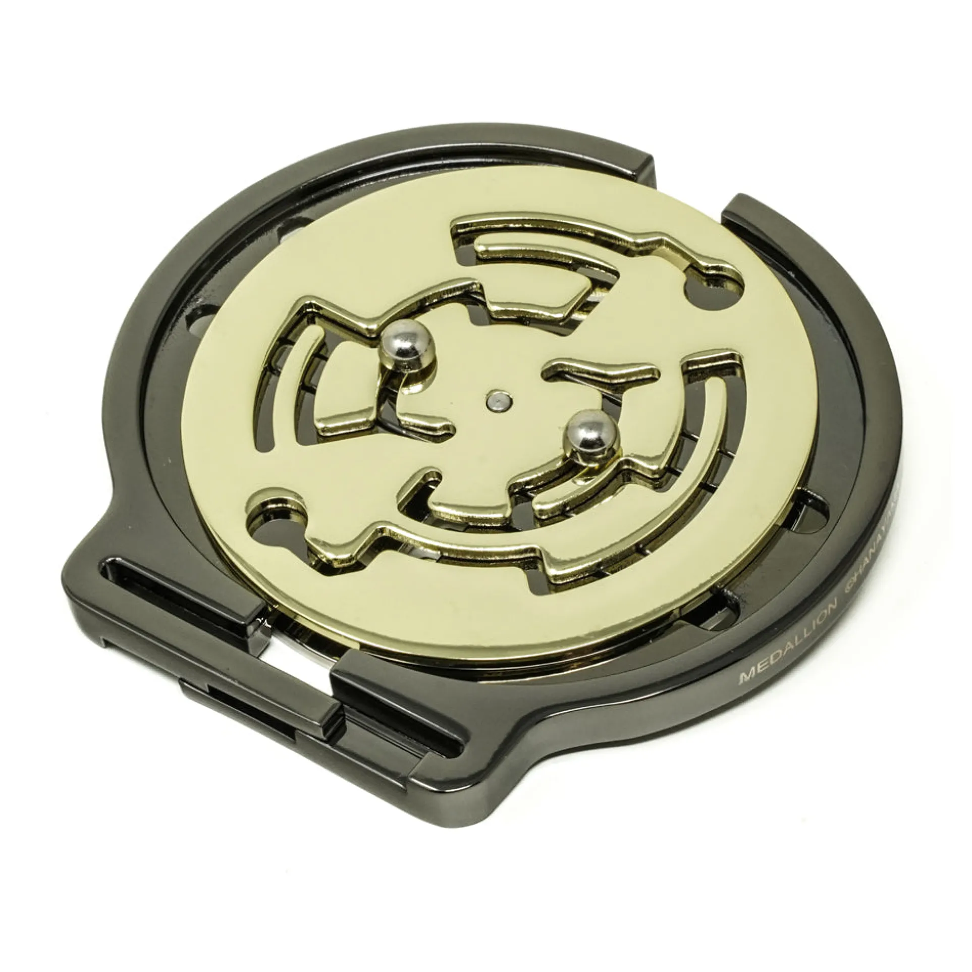 Hanayama Cast Medallion Puzzle - Level 5 Difficulty, Metal Maze