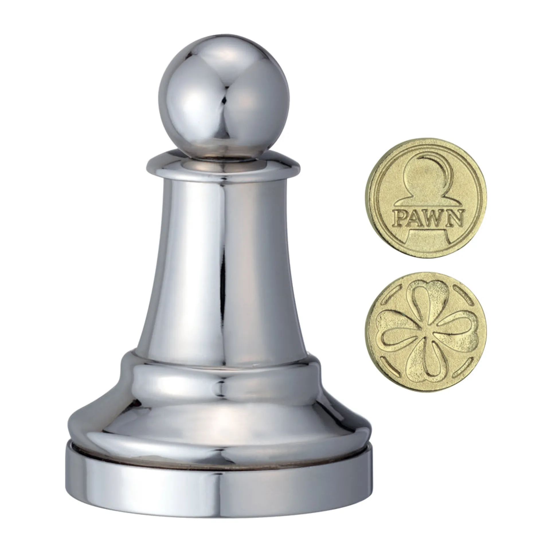Hanayama Cast Metal Chess Pawn Puzzle - Level 1