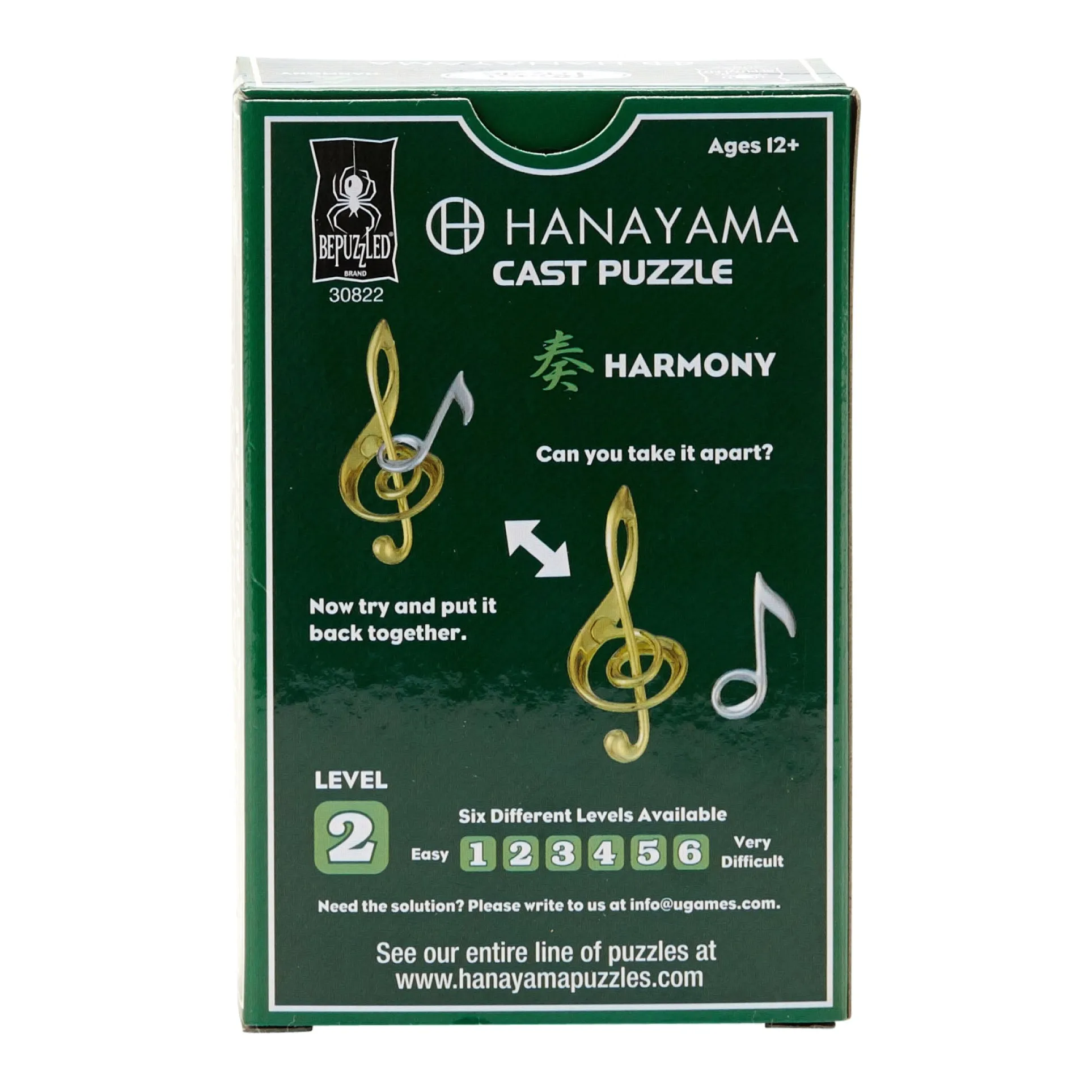 Hanayama Harmony Level 2 Cast Puzzle - Melodic Mind Teaser