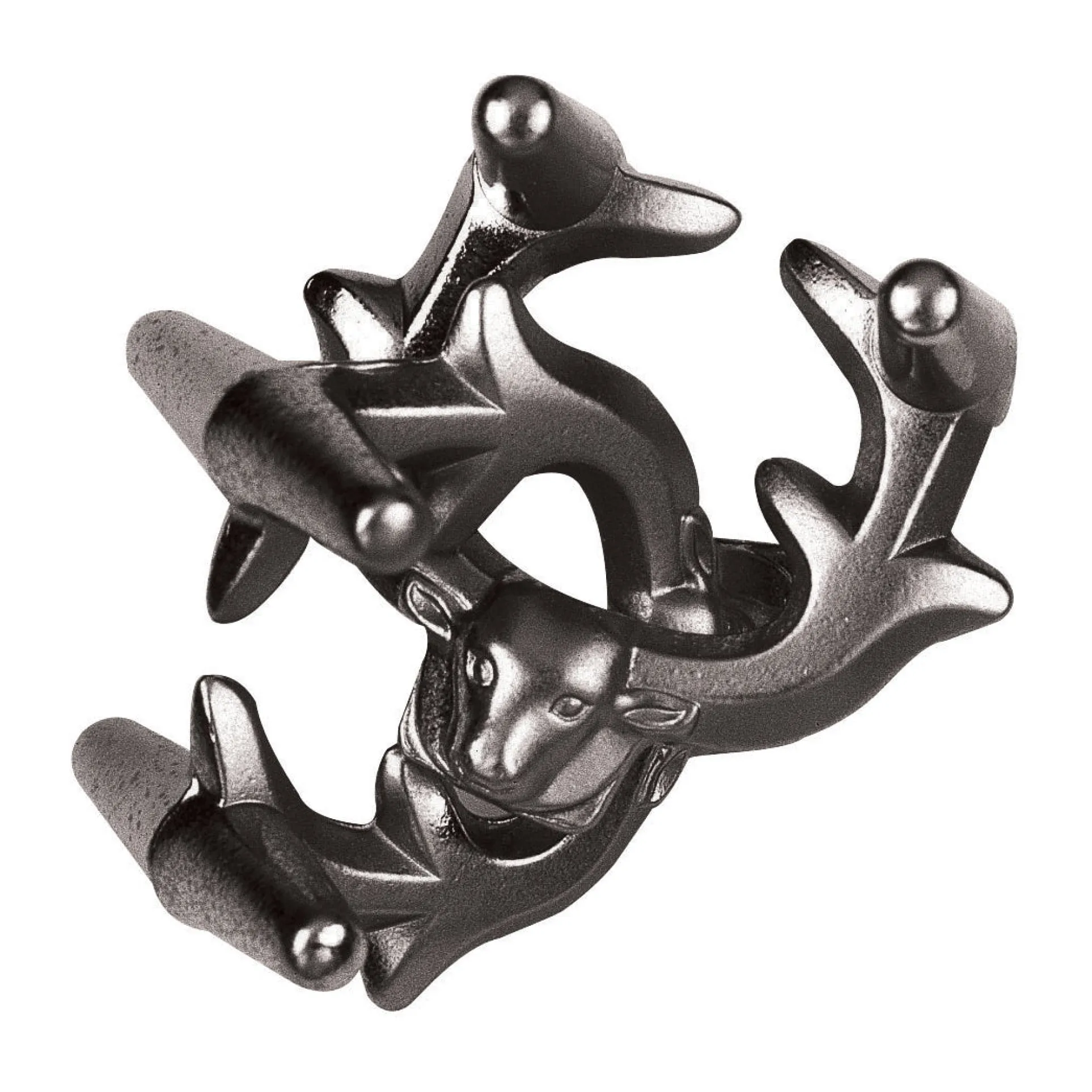 Hanayama Level 5 Cast Metal Brain Teaser Puzzle - Elk