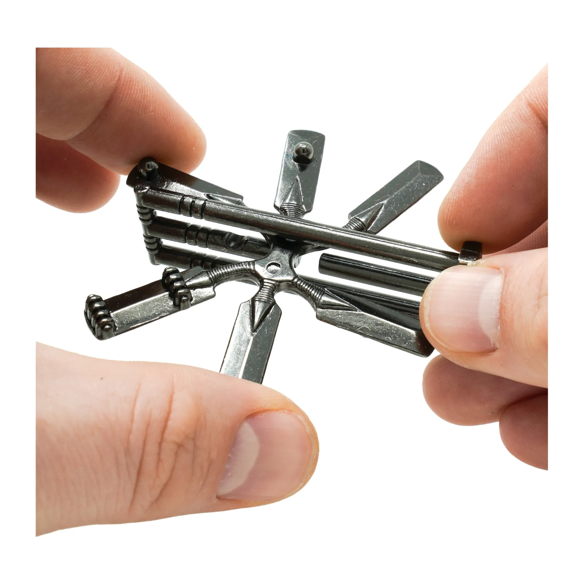 Hanayama Level 2 Cast Puzzle - Cricket Challenge