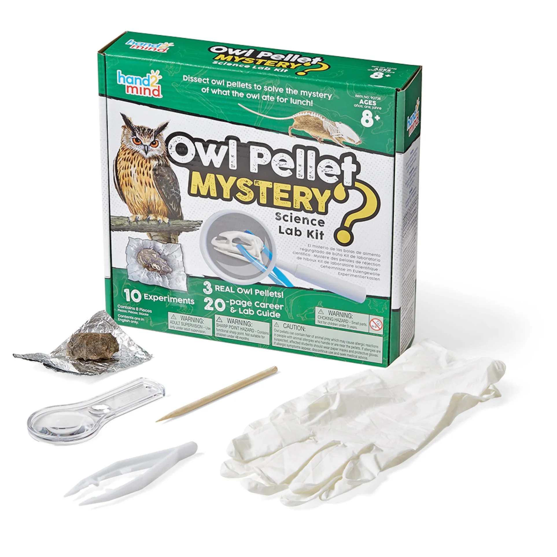 Hand2Mind Owl Pellet Mystery Science Lab Kit