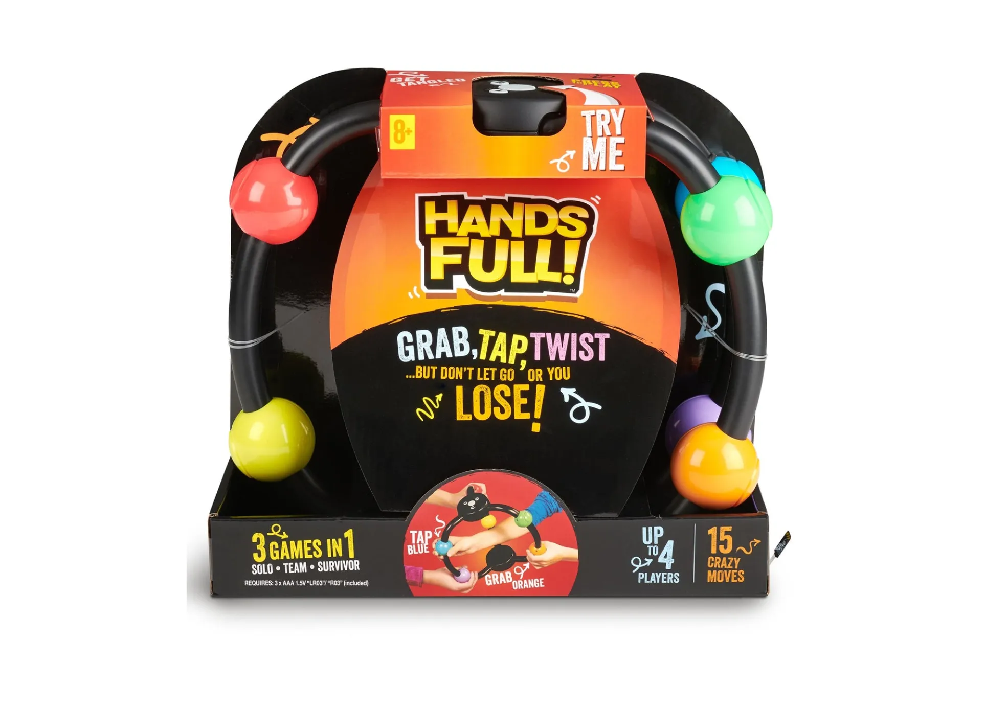 Handsfull Interactive Family Game - 3 Modes, 1-4 Players