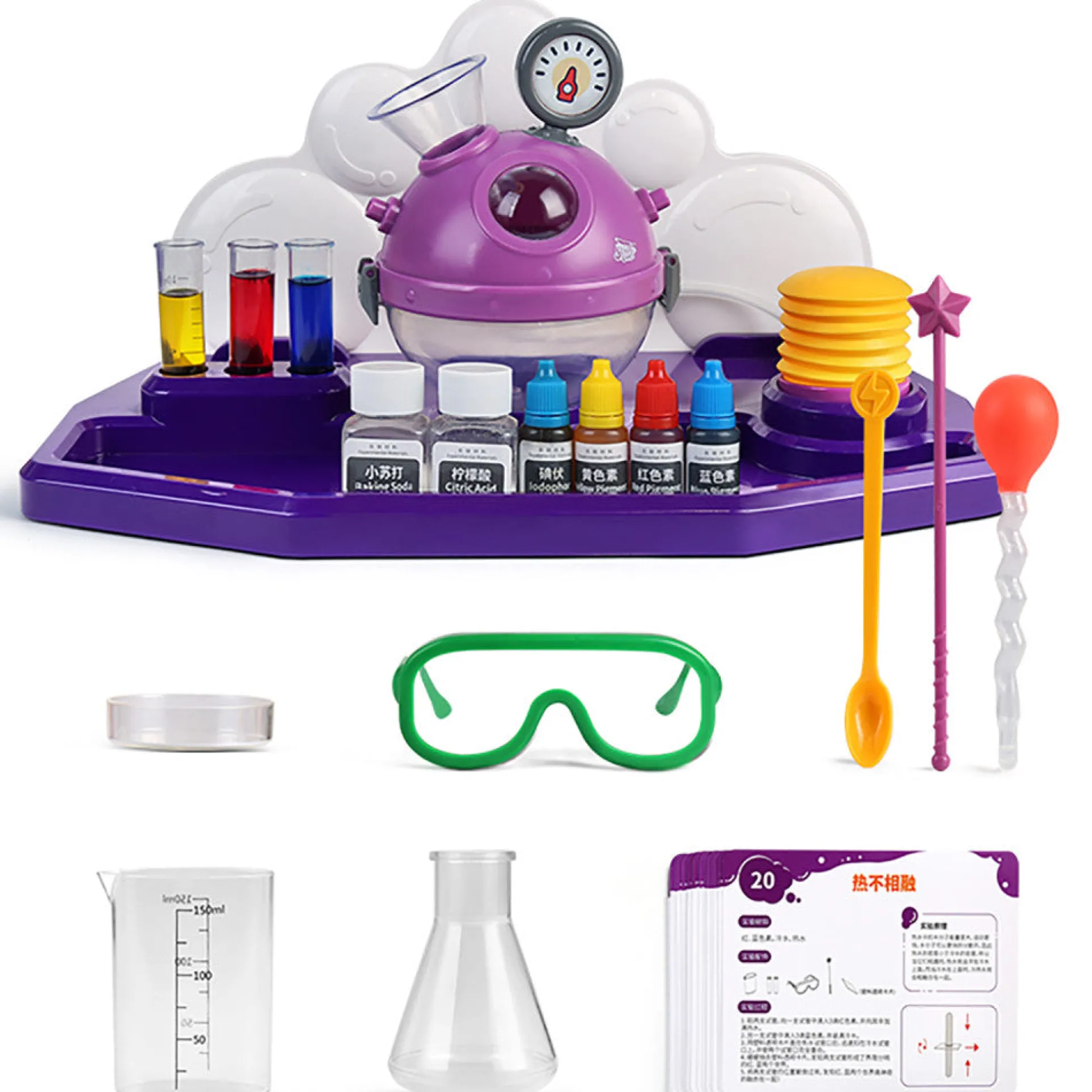 Hape Science Can Bubble Science Experiment Deluxe Kit