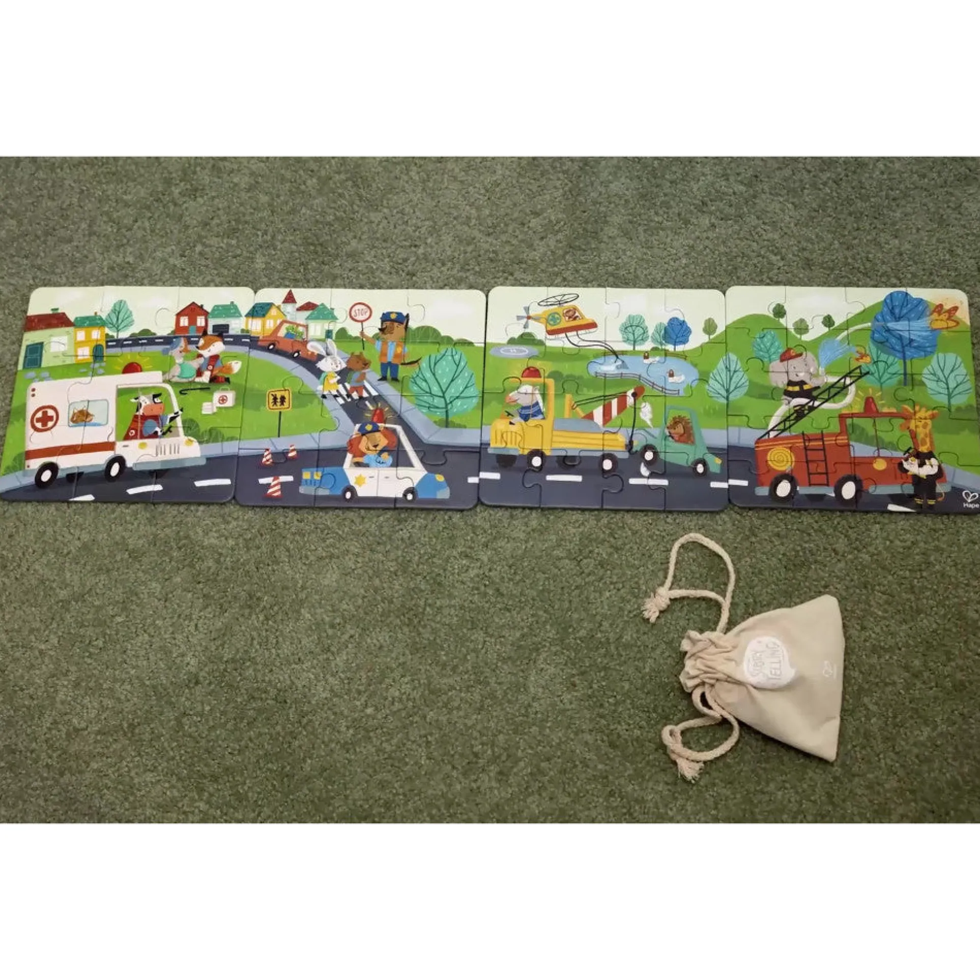 Hape Space Adventure 3-Pack Jigsaw Puzzles – 48 pc Each